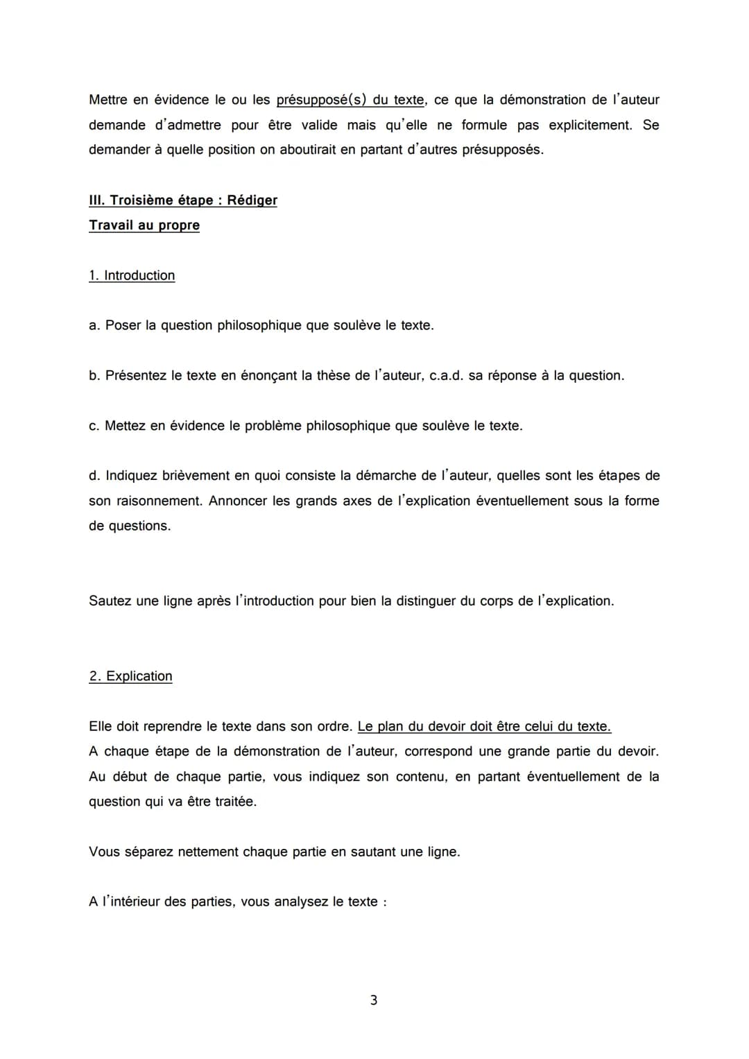 PHILOSOPHIE
Méthode de l'explication de texte philosophique
Un texte philosophique est un texte où l'auteur soutient une thèse, où il adopte
