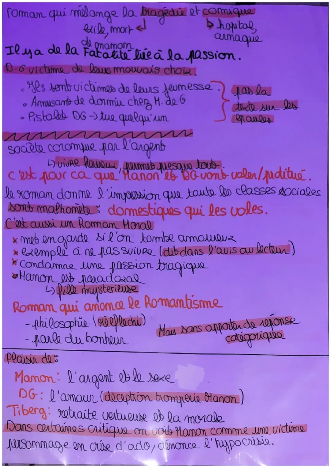 dissertation:
Manon
per thème: la marginalité ✓ "Leescaut.
Est-ce la majorité est liée au romanes que
thème 2: le plaisir du 10 manesque
O
C
