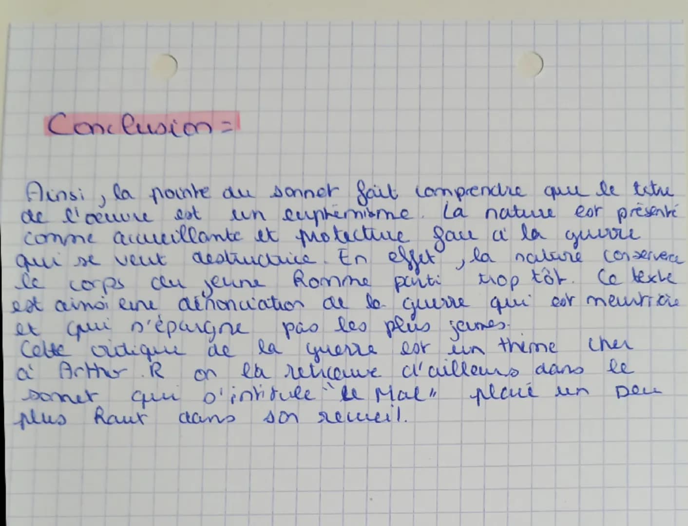 Le Dormeur du Val
du recueil
,
Arthur Rimbaud
Cahier de Donai
-> Cet extrait
"Le Dormeur du Val ", il
du for objet d'étude consacré
- If est