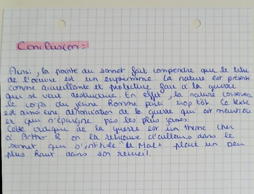 Le Dormeur du Val
du recueil
,
Arthur Rimbaud
Cahier de Donai
-> Cet extrait
"Le Dormeur du Val ", il
du for objet d'étude consacré
- If est