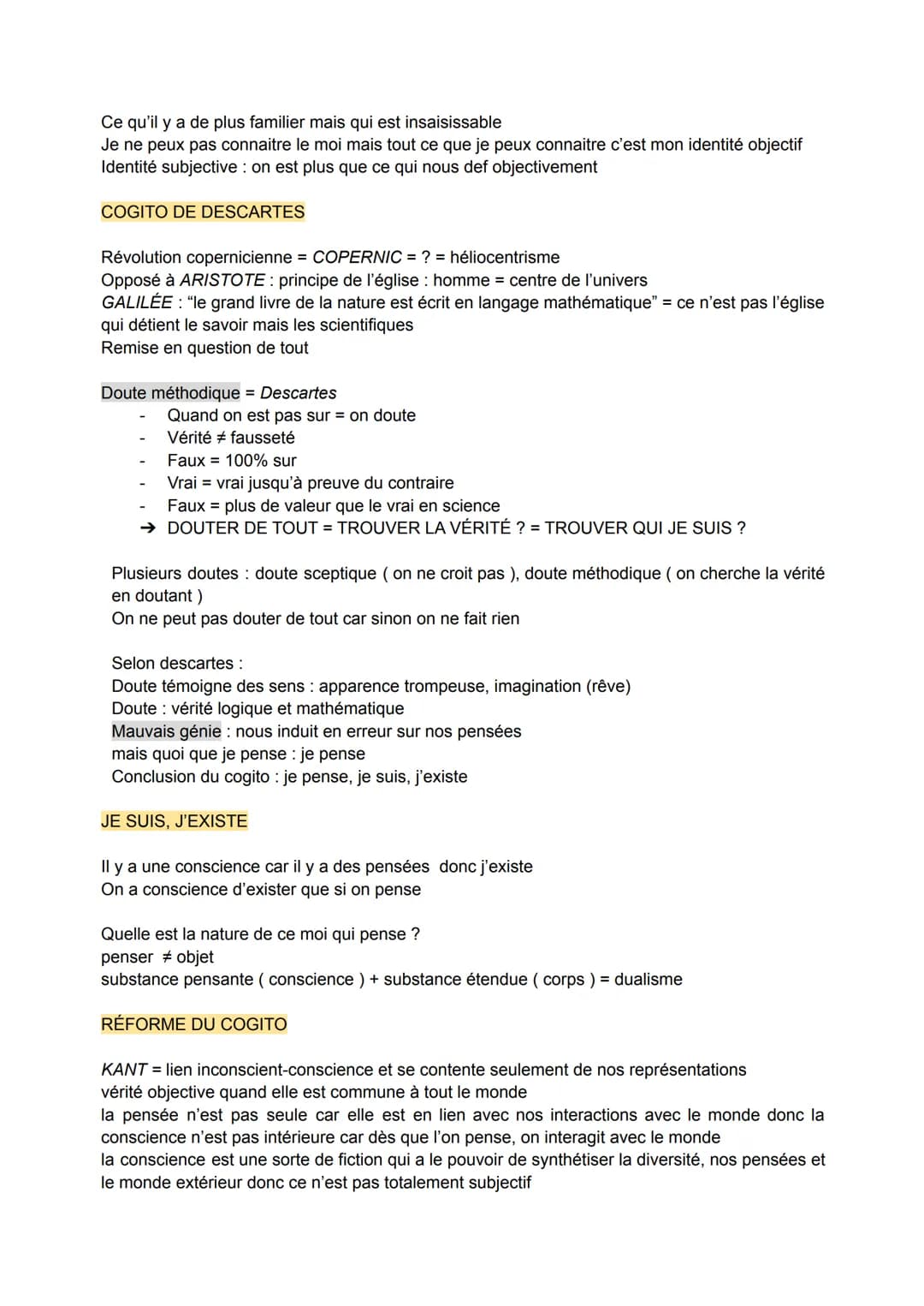 LA CONSCIENCE IMMÉDIATE
Capacité à être vigilant, à sentir le monde extérieur et à réagir en conséquence, à s'adapter
Présente chez les anim