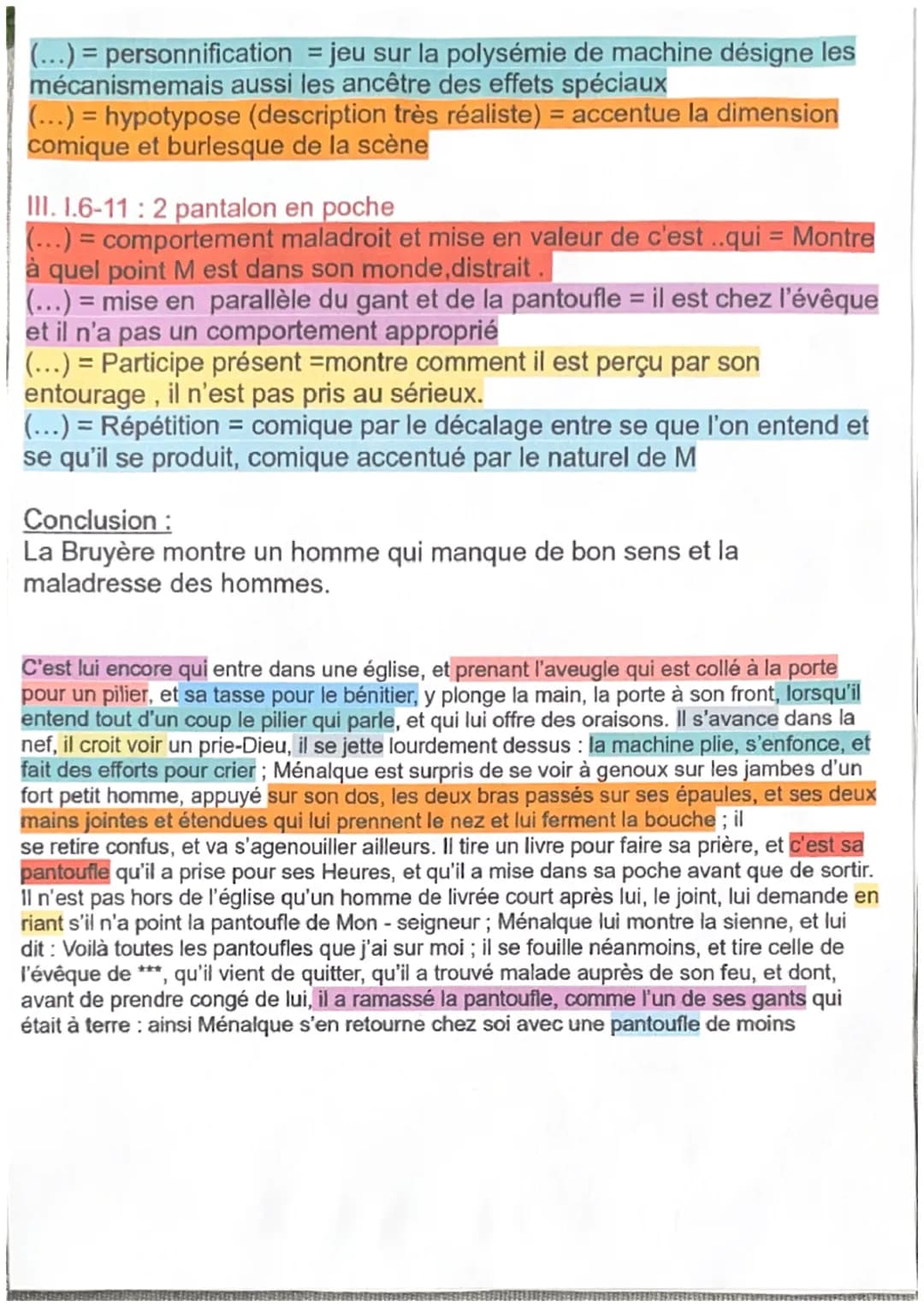 Français
Ménalque :
Les caractères de La Bruyère 1688 livre 11
Genre :/
Mouv: classicisme
Parcours littéraire : Peindre les homme,examiner l