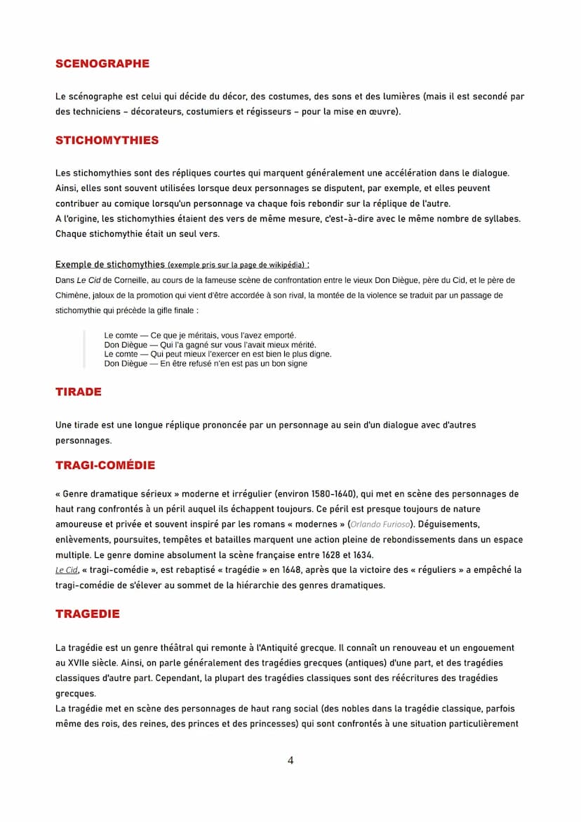 ACTE
Petit lexique du théâtre
Une pièce de théâtre est généralement divisée en plusieurs actes (les pièces classiques comportent trois ou
ci