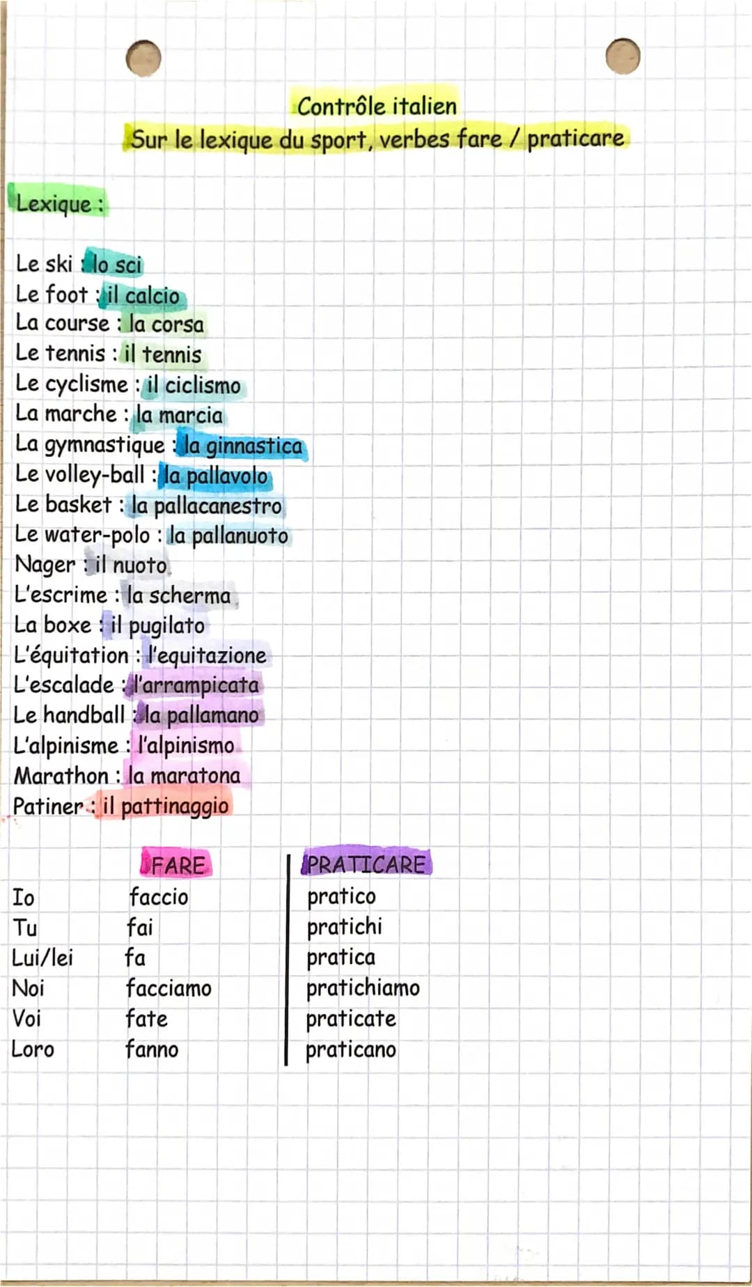 Vocabulaire Sportif en Italien : Apprends à Faire du Sport !