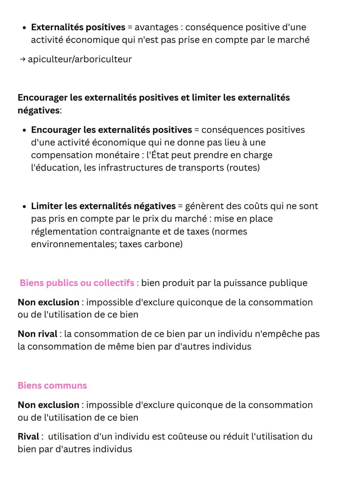 ECO
Les défaillances de marché : Une défaillance du marché désigne une
situation où le marché n'est pas efficace puisqu'il n'aboutit pas à l
