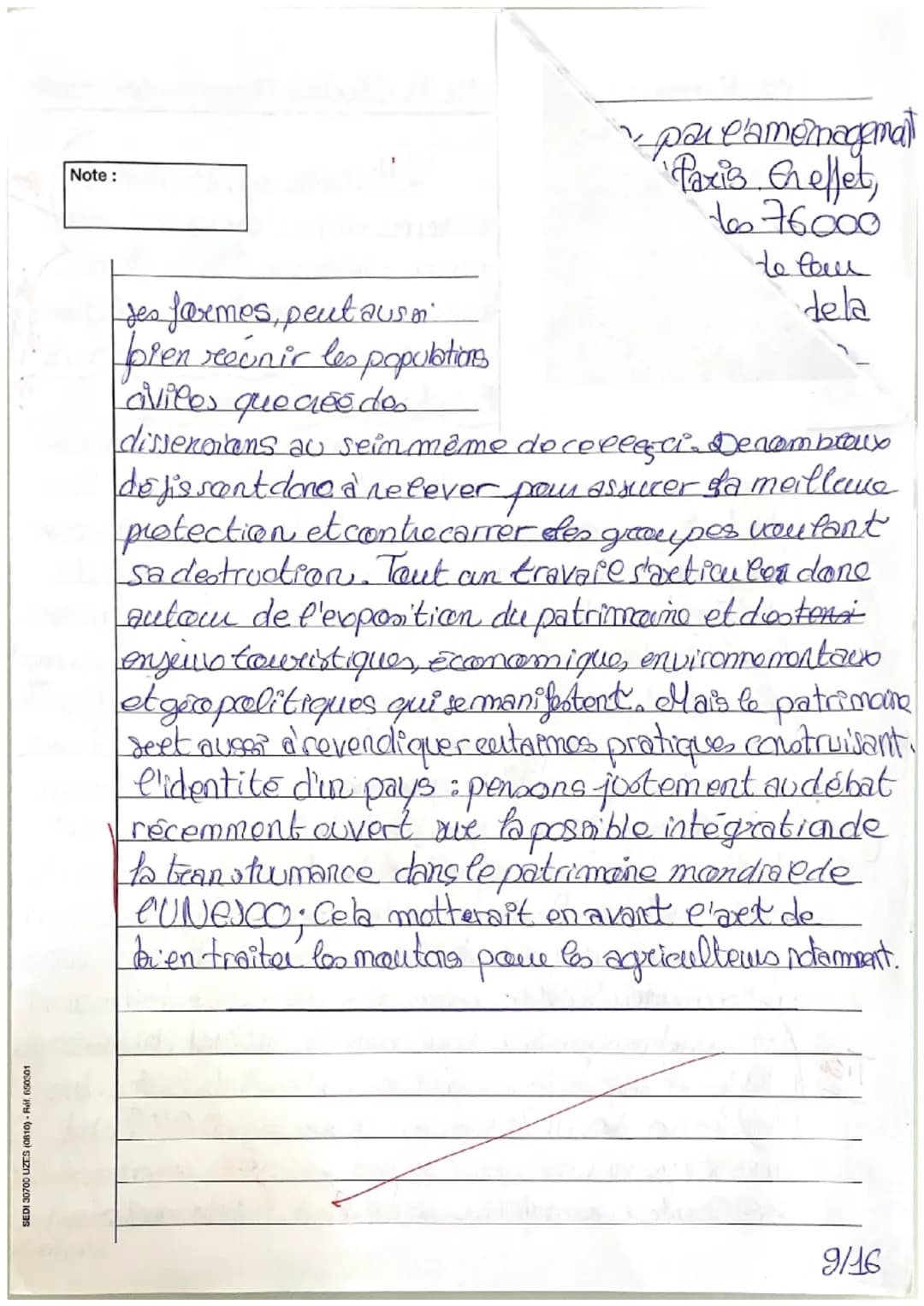 Note:
'
Partie 1: da protection du
patrimoine, entre valorisation
et tensions
3 Proceit en 1872 à
veexemple.etu
as construits par
identite-s