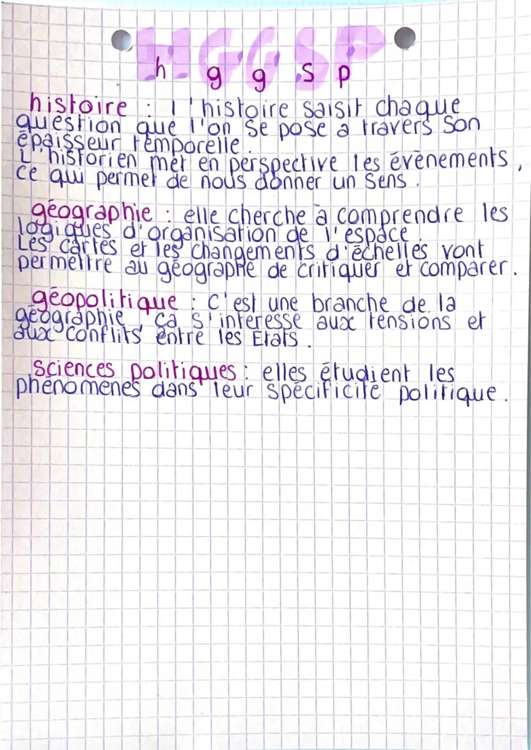 définition de l’HGGSP
