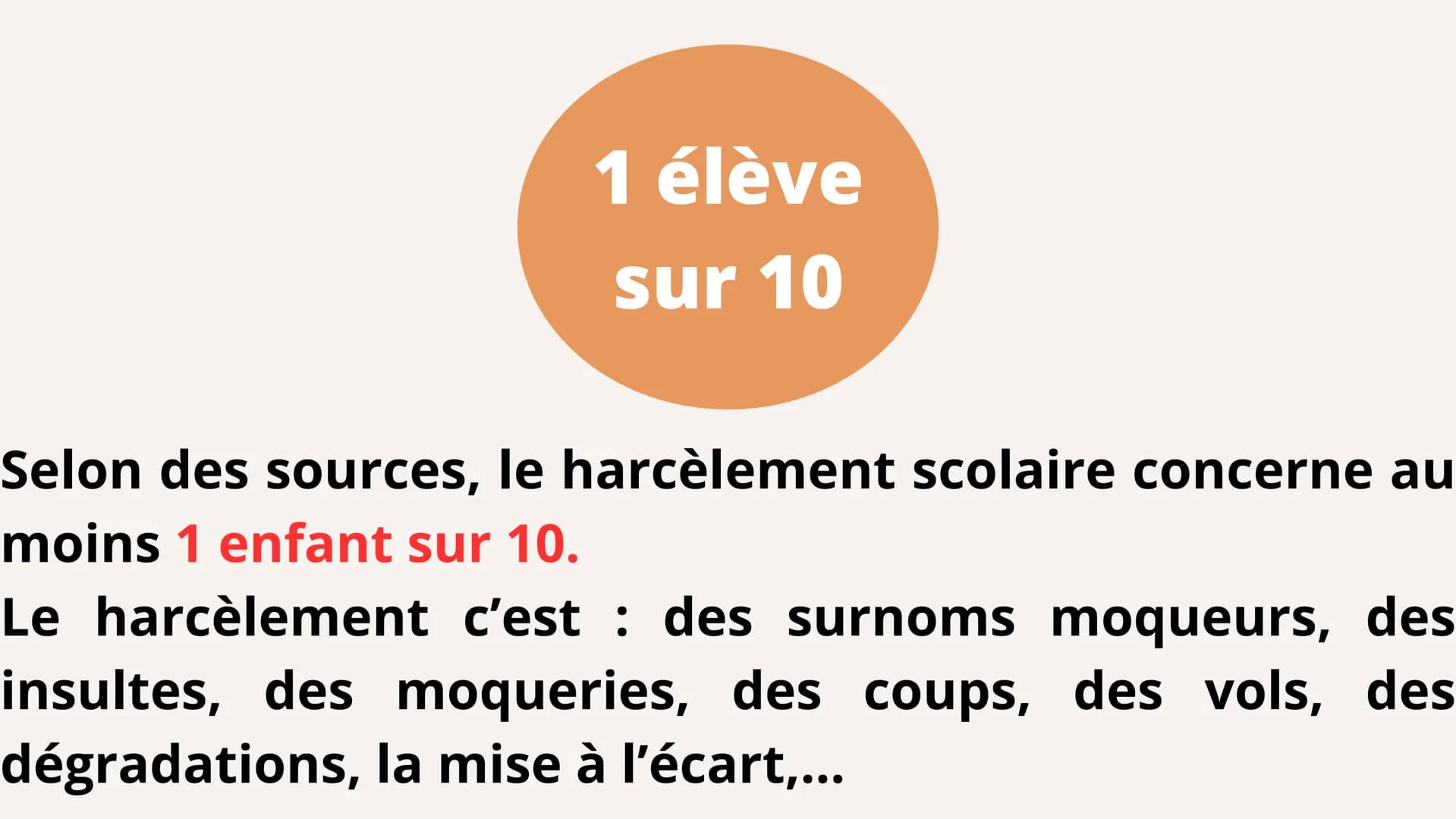 MJ²
Luttons contre le
harcèlement scolaire
"à plusieurs, on est plus forts contre le harcèlement scolaire"
» "
Qui ? Quoi ?
Quand ?
Le harcè