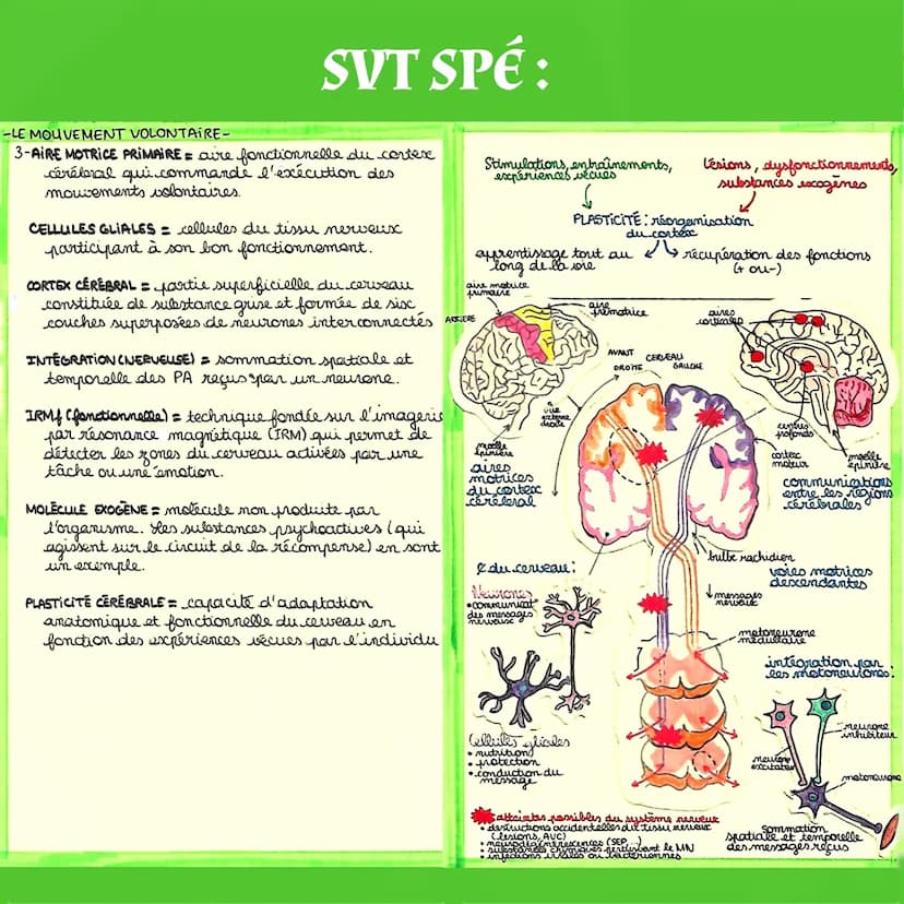 SVT SPÉ:
Chème 4: Corps humain et santé
Le Mouvement Volontaire
I-Cerveau et mouvement volontaire
▶ L'imagerie par résonance magnétique fonc