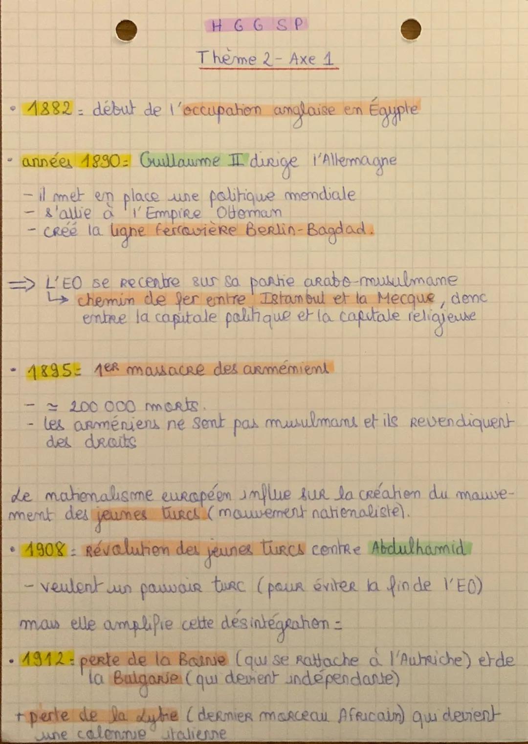 A) HISTOIRE
1300 création de la principauté attomane (autonome)
(CRéée par les seldjoukides, des turcs / elle s'
appelle attomane car son fo