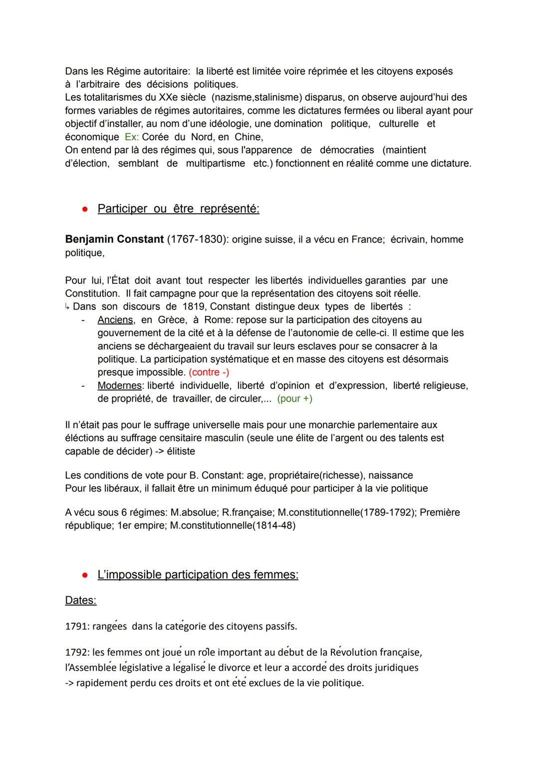 La Démocratie
demos = le peuple et kratos = le pouvoir en grec
• Naissance de la Démocratie:
La démocratie née a Athen durant Antiquité (apr