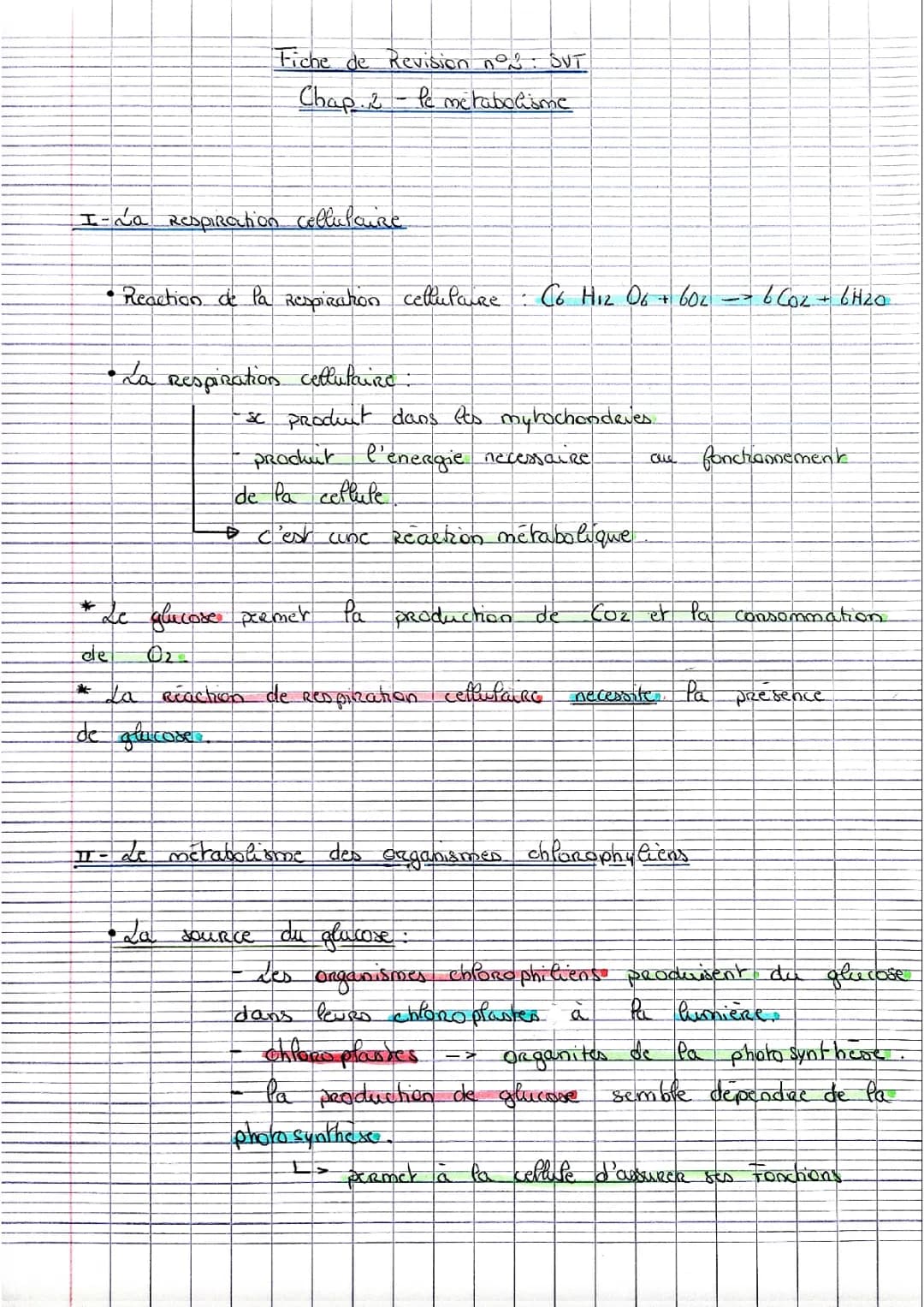 Le métabolisme