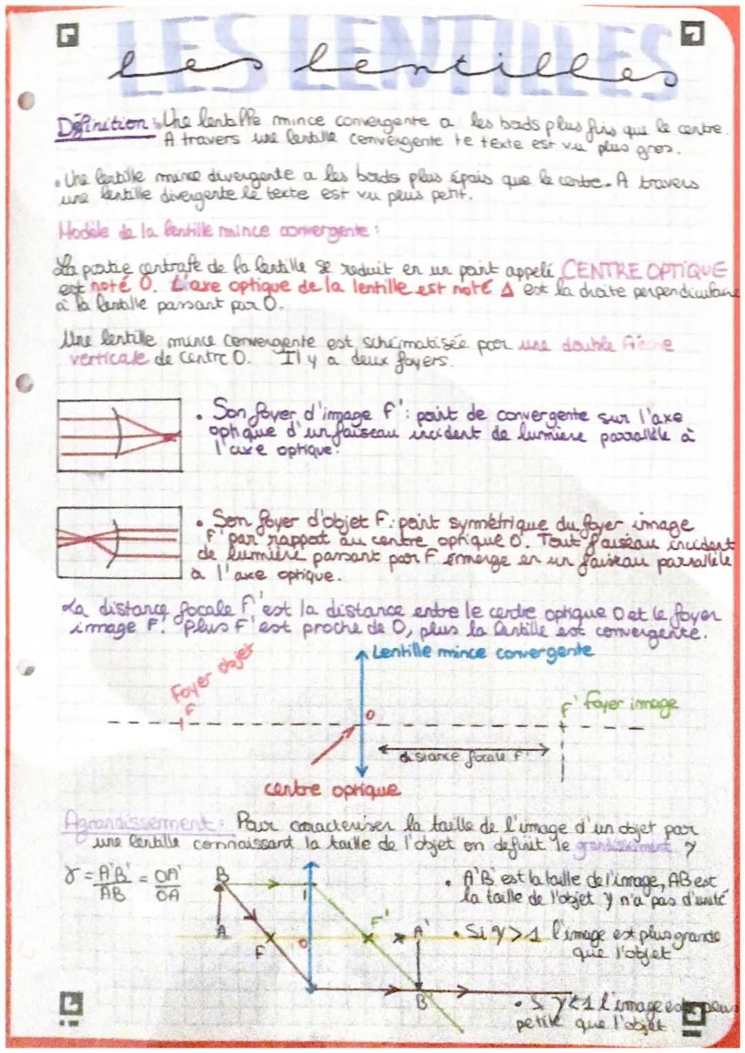 مققلنقد متوه
Definition the lentille mince convergente a les bads plus fins que
travers
texte est
es
• the lentille mince divergente a les b