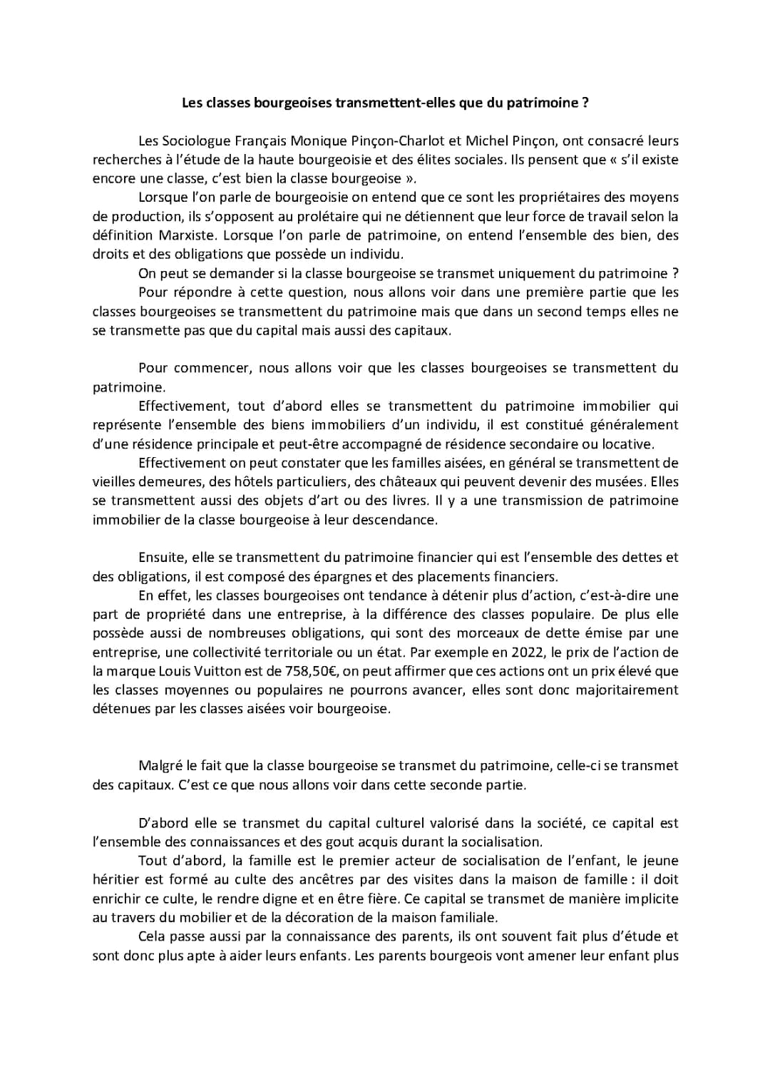 Grand oral SES 