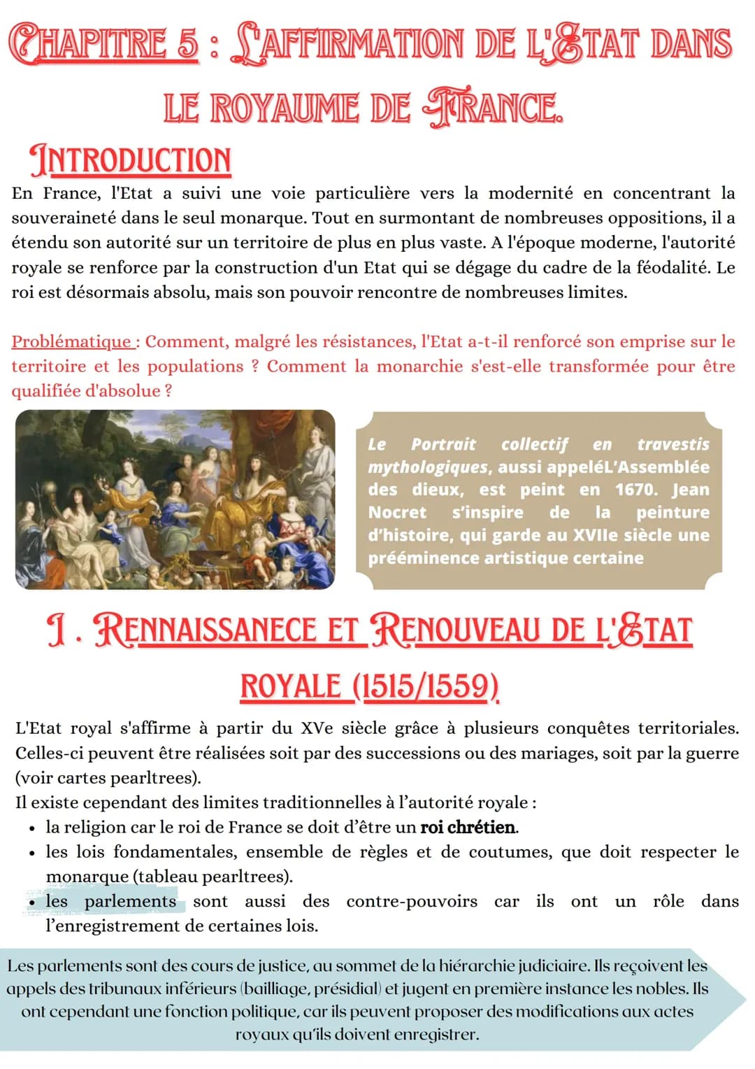 L'affirmation de l'État royal face au pouvoir religieux