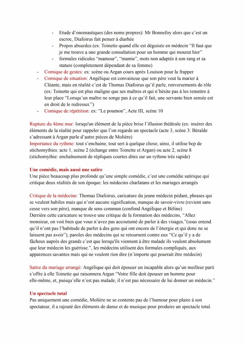 Le Malade Imaginaire
Le Malade Imaginaire est une comédie-ballet en 3 actes qui associe théâtre, danse et
musique pour un spectacle total. M