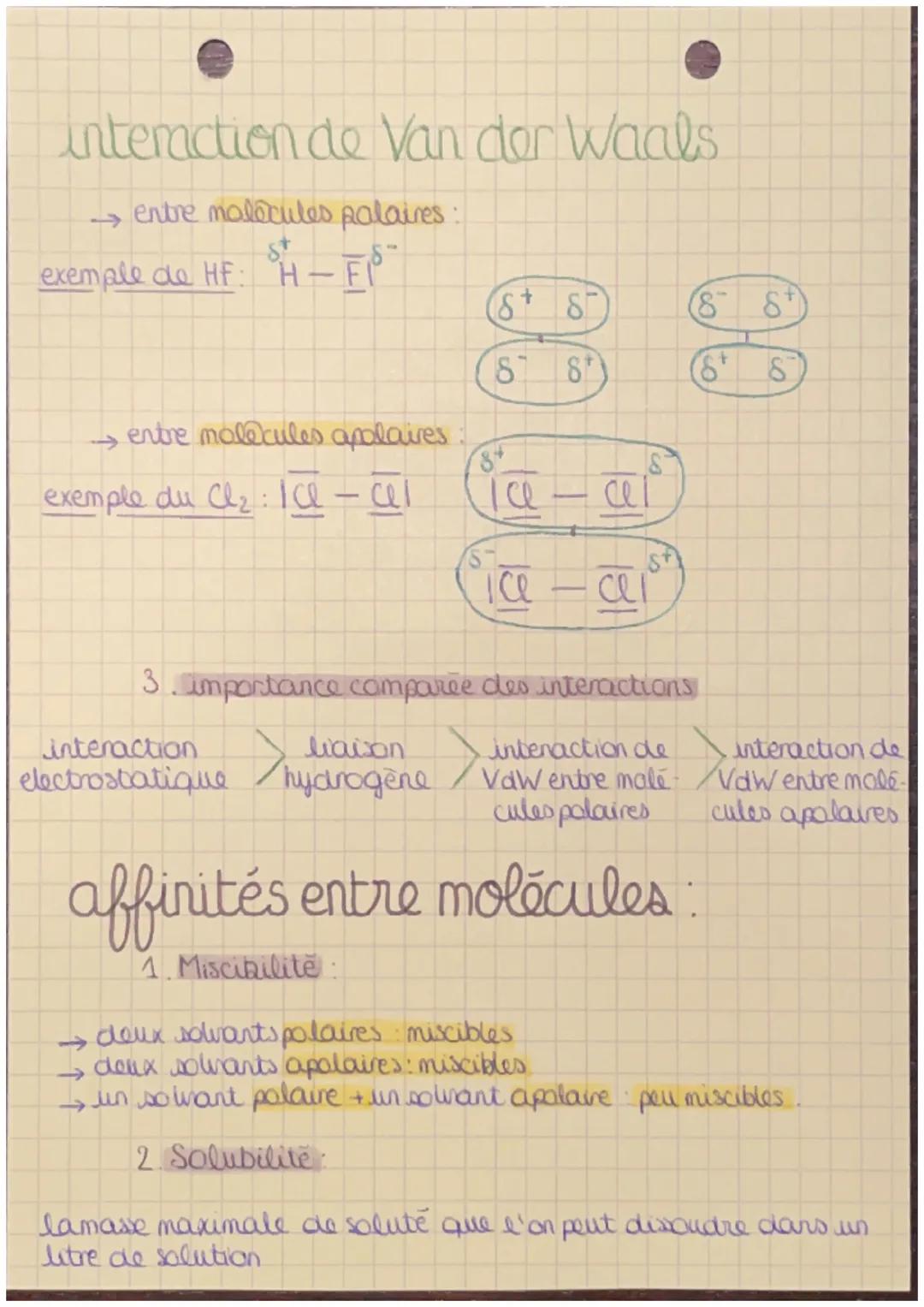 # chapitre 9.

propriétés des molécules.

cohésion dans un solide:

1. dans un solide ionique

interaction électrostatique:

→interaction en