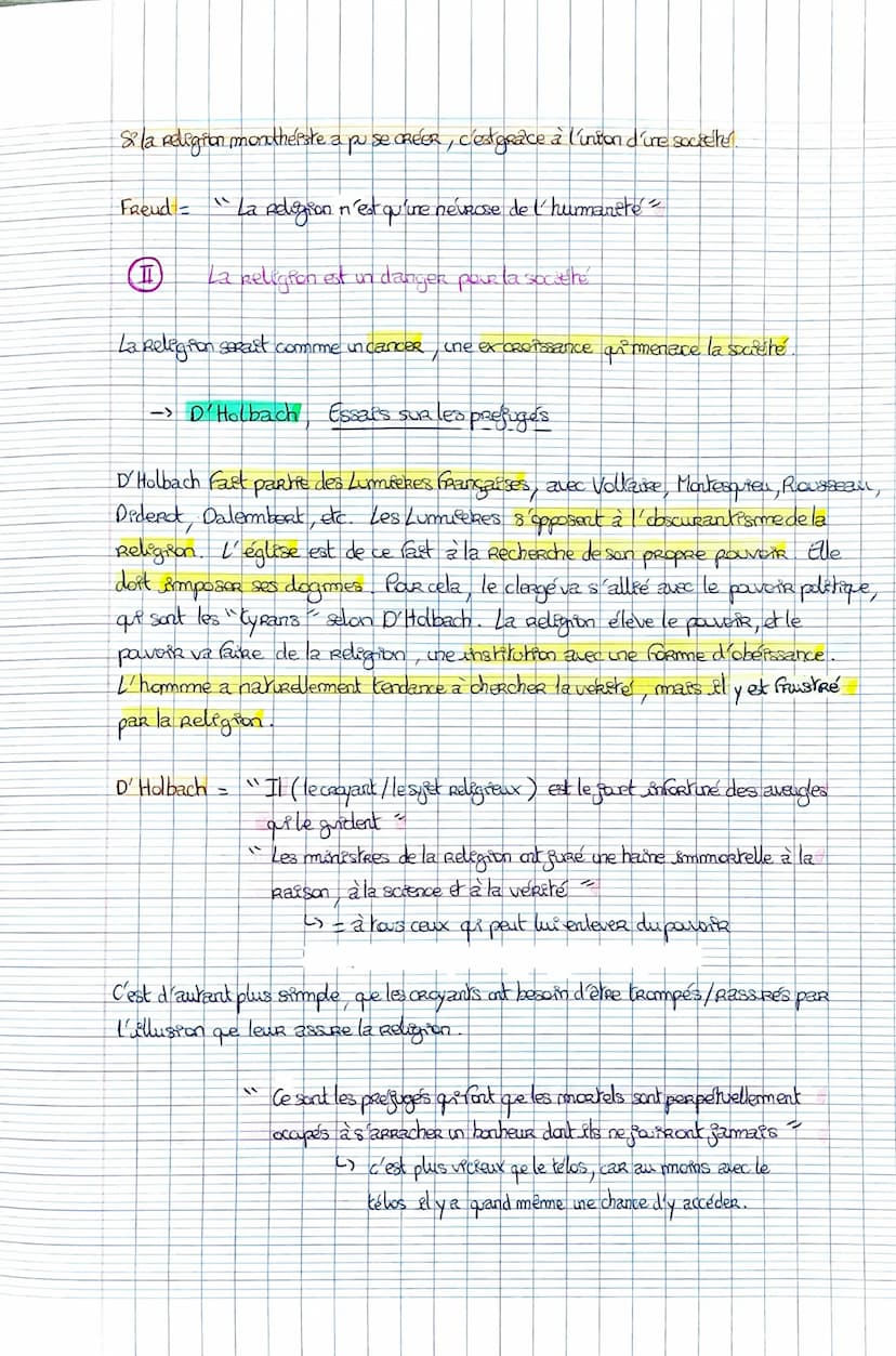 Amorce
La Religion
-> Une société peut-elle se passer de Religion ?
->La Révolution Française
explication =
Notiton 7 =
la Religion est obsc
