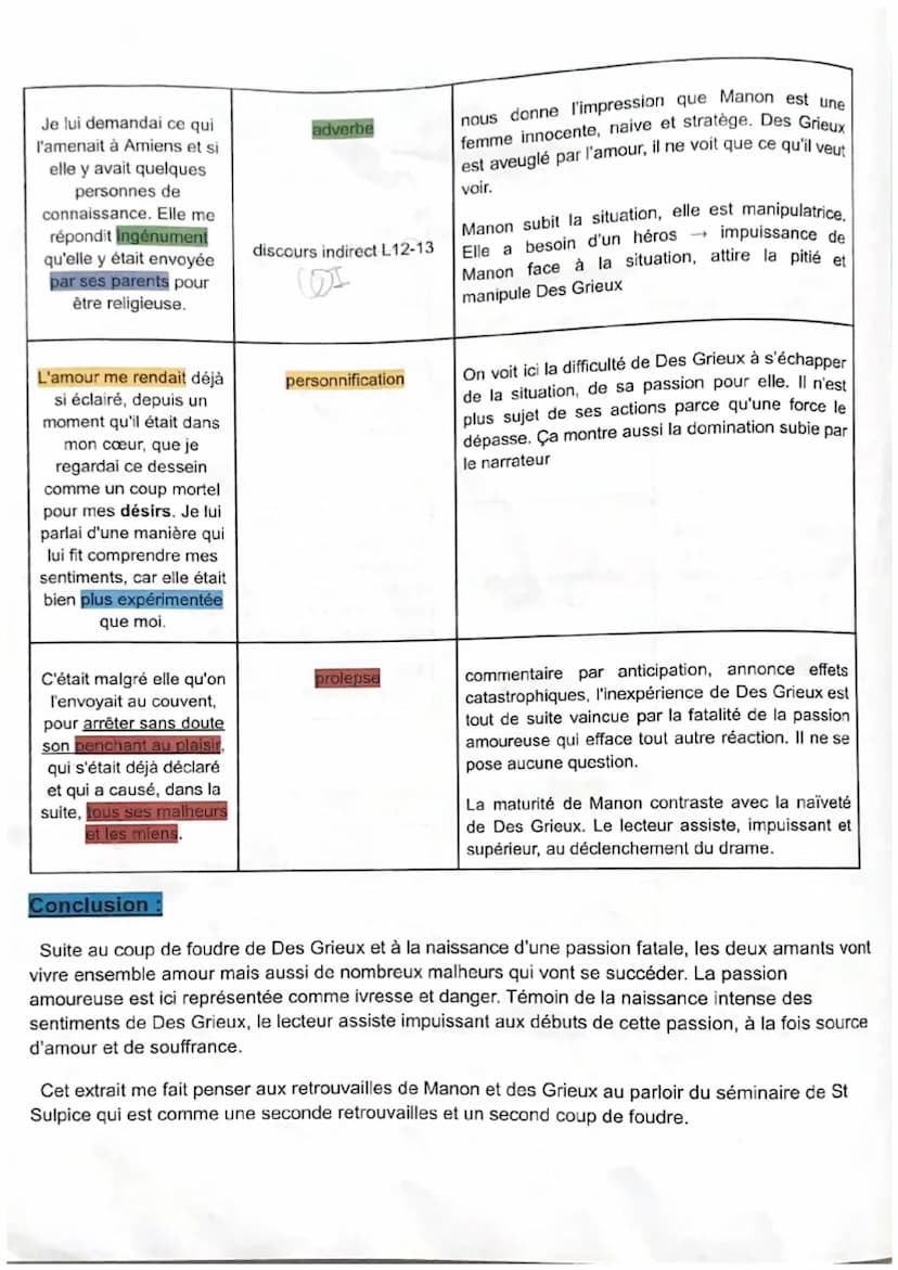 Texte LL6: « le coup de foudre», Abbé Prévost, Manon Lescaut
Introduction
- Titre : "le coup de foudre" dans Manon Lescaut
- Auteur : Abbé P