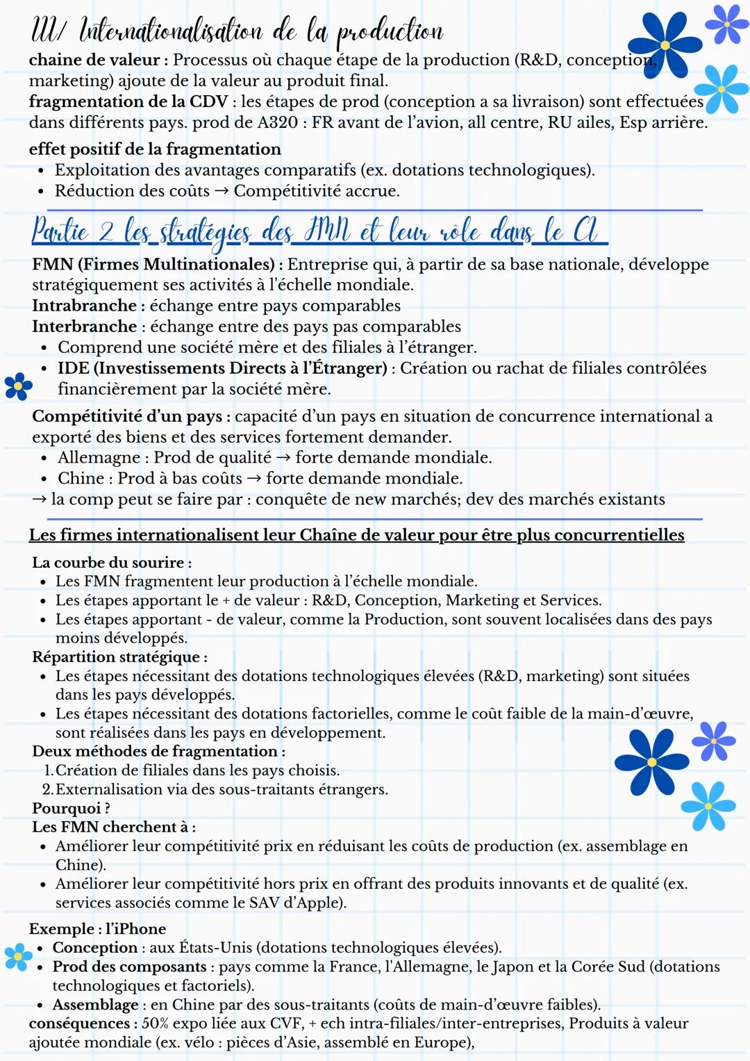 ## Fondement du commerce international

Commerce international : ensemble des échanges commerciaux (X : vente SB & M : achat BS) entre pays
