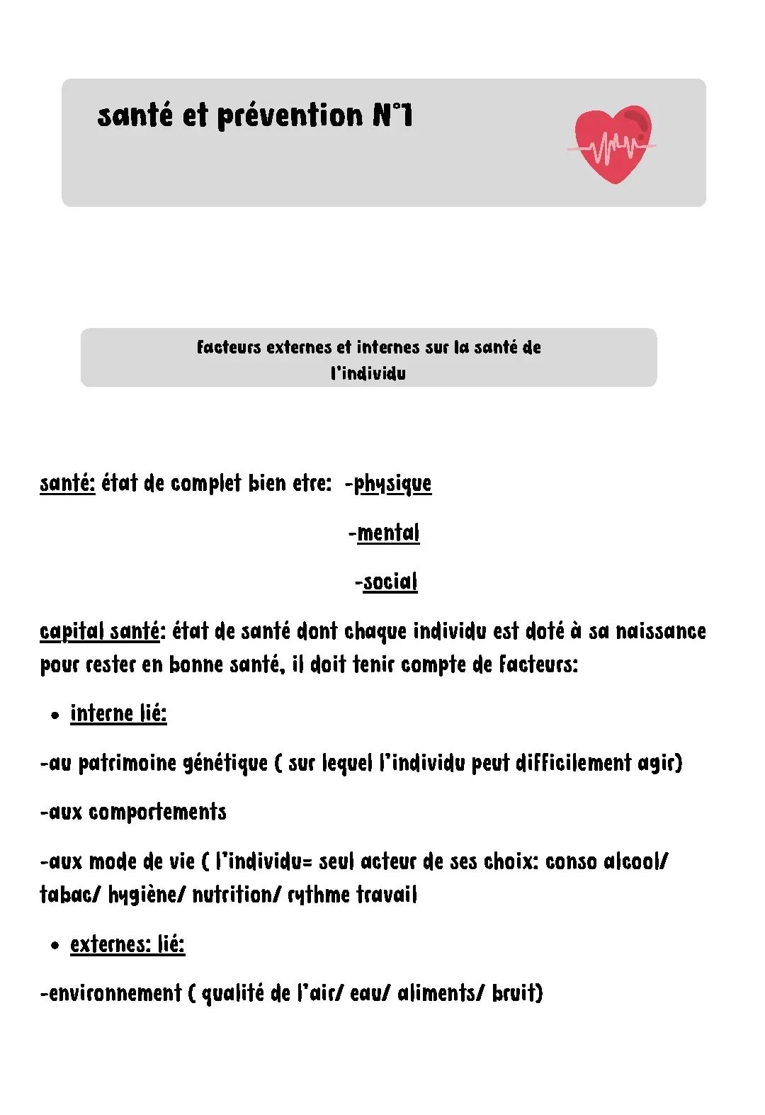 fiche le système de santé PSE 