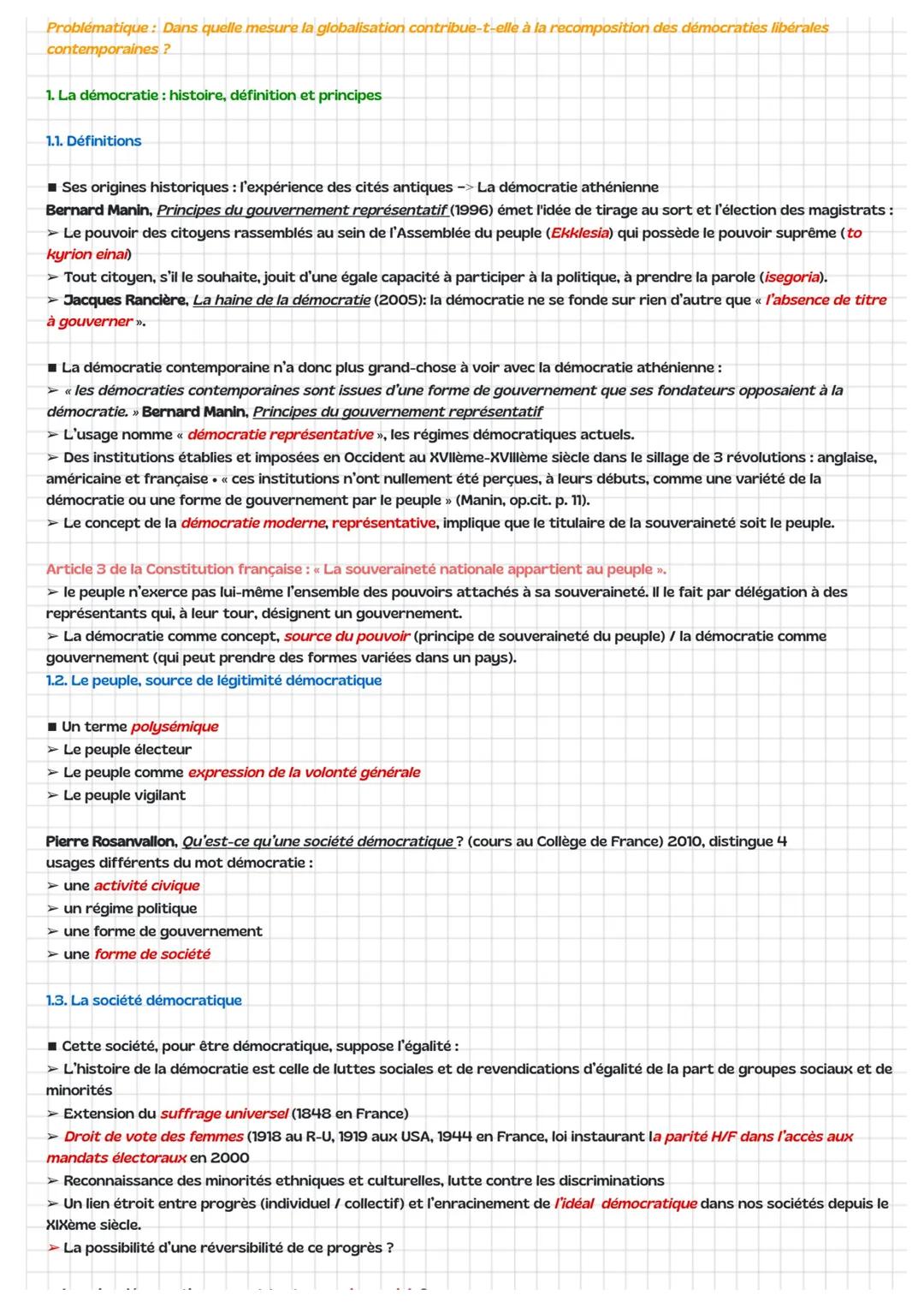 Post-Bac
1
Grands problèmes politiques contemporains
dans un contexte mondialisé - Séance 2: La
crise de la démocratie et la montée des
popu