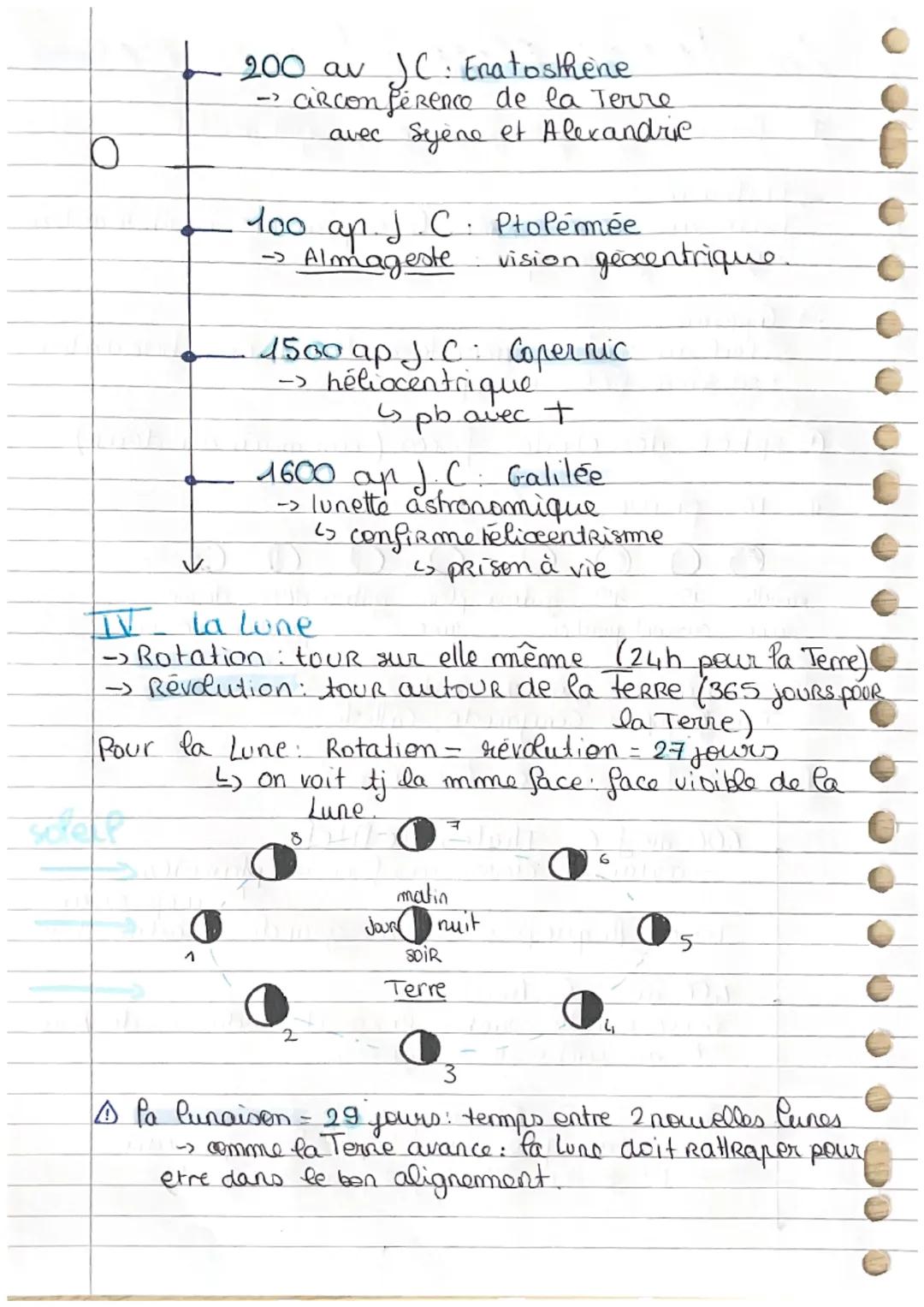 # La Terre dans l'univers

I Du systeme geocentrique au système héliccentrique

Ptolemee
Terze au centre immobile @planête on orbite autour
