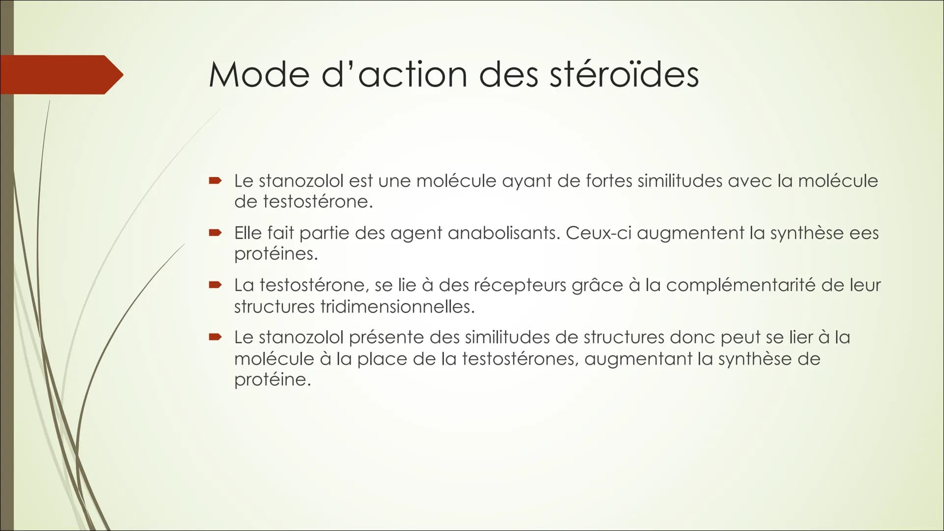 DOPAGE ET FONCTIONNEMENT
DE LA CELLULE MUSCULAIRE
Les conséquences du recours aux stéroïdes dans le cadre d'une pratique
sportive Sommaire:
