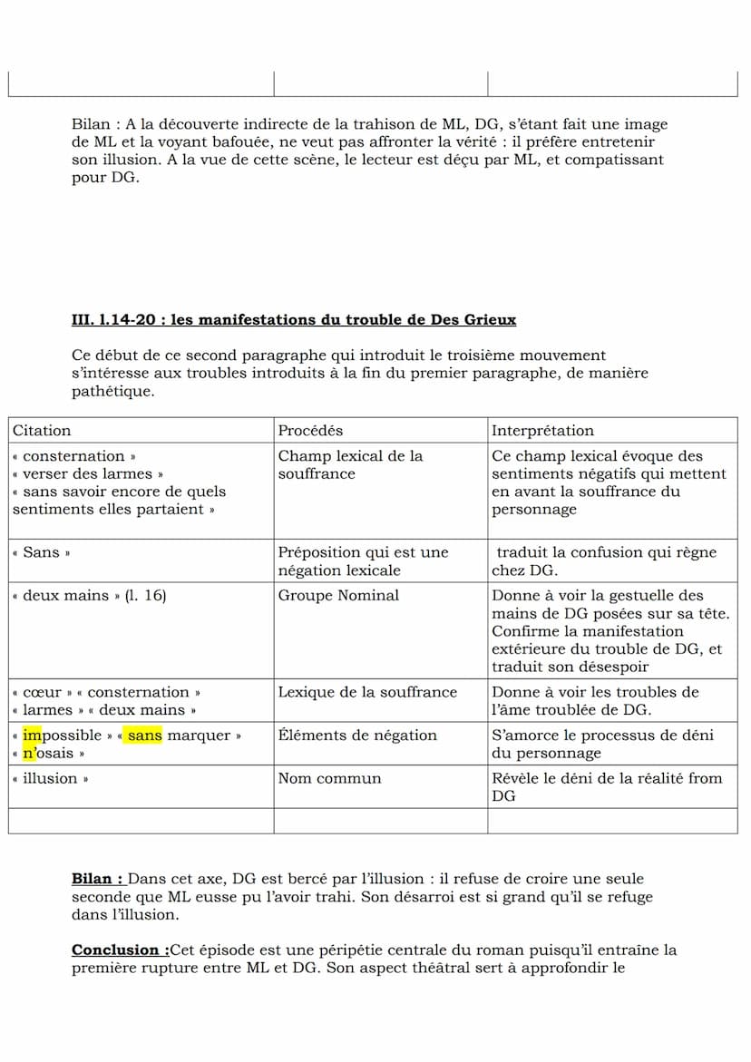 Texte 2, première partie : Une trahison
douloureuse
Plan :
I. 1.1-7: Une porte qui tarde à s'ouvrir
II. 1.7-13 : Les explications de la bonn