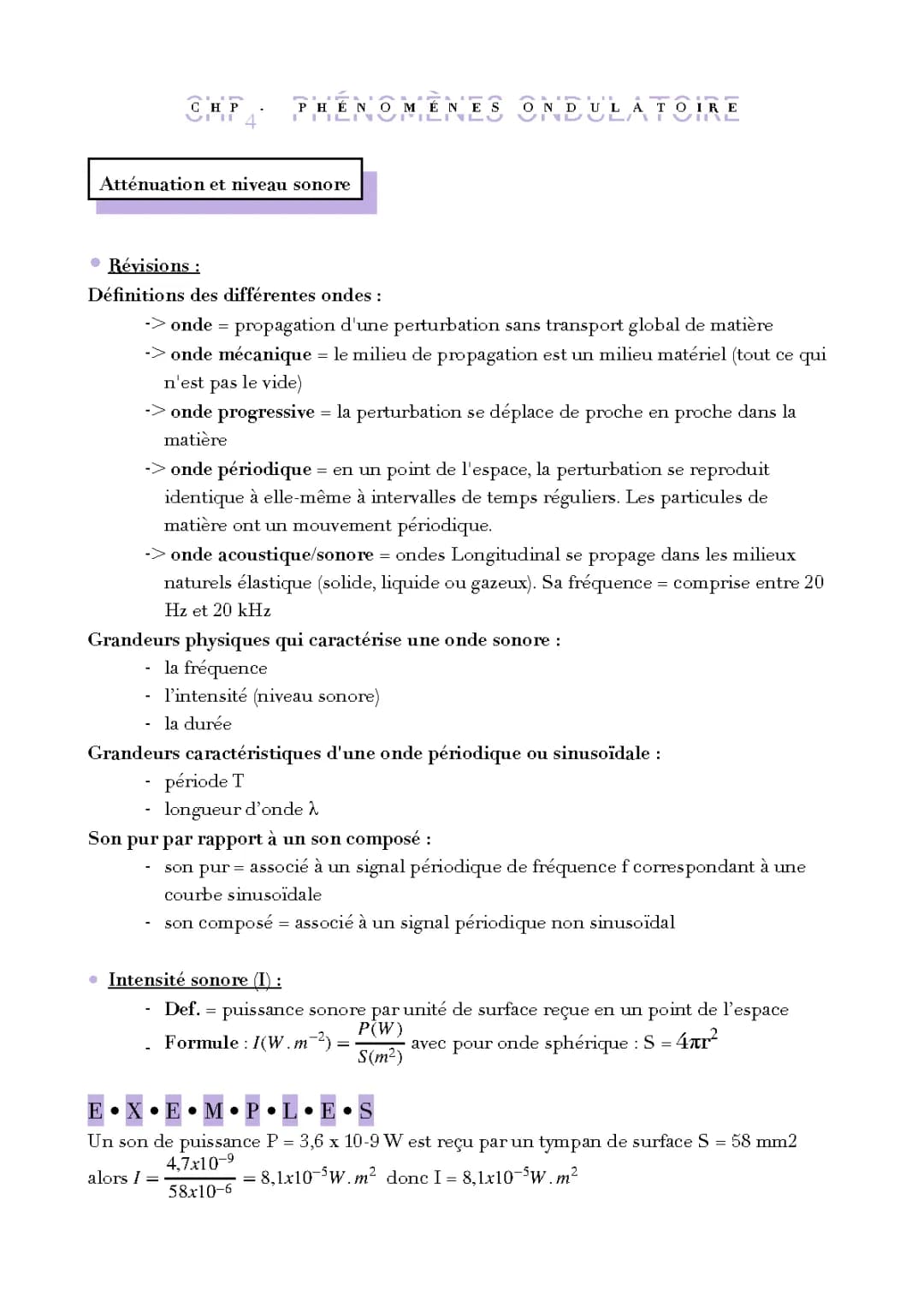 Phénomène ondulatoire