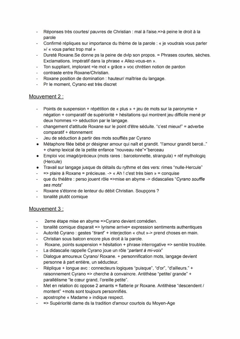 INTRODUCTION :
1 - Oeuvre
Cyrano de Bergerac, acte 3 scène 7
Edmond Rostand, 1868, dramaturge, essayiste et poète de la fin du 19e
Grandit à