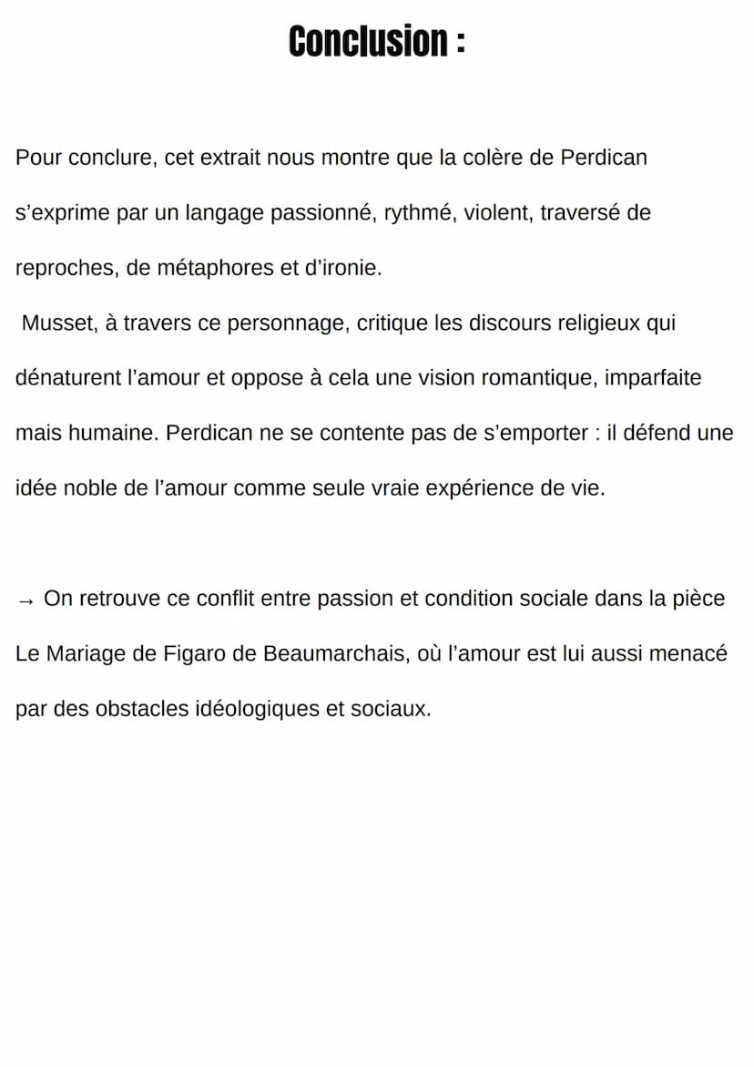 On ne badine pas avec
l'amour - Alfred de Musset
element introduction:
LL13
→ Au début du 19e siècle, la place des femmes dans la société re