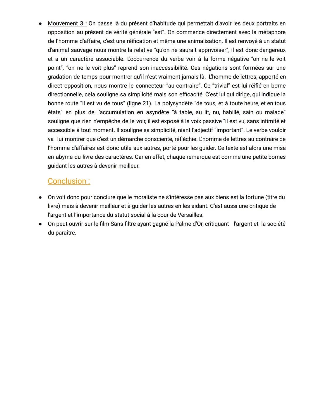 Texte 2 du parcours Comédie Sociale
La Bruyère, Les Caractères: "Des biens de fortune" (remarque 12)
Intro:
● La Bruyère est un contemporain