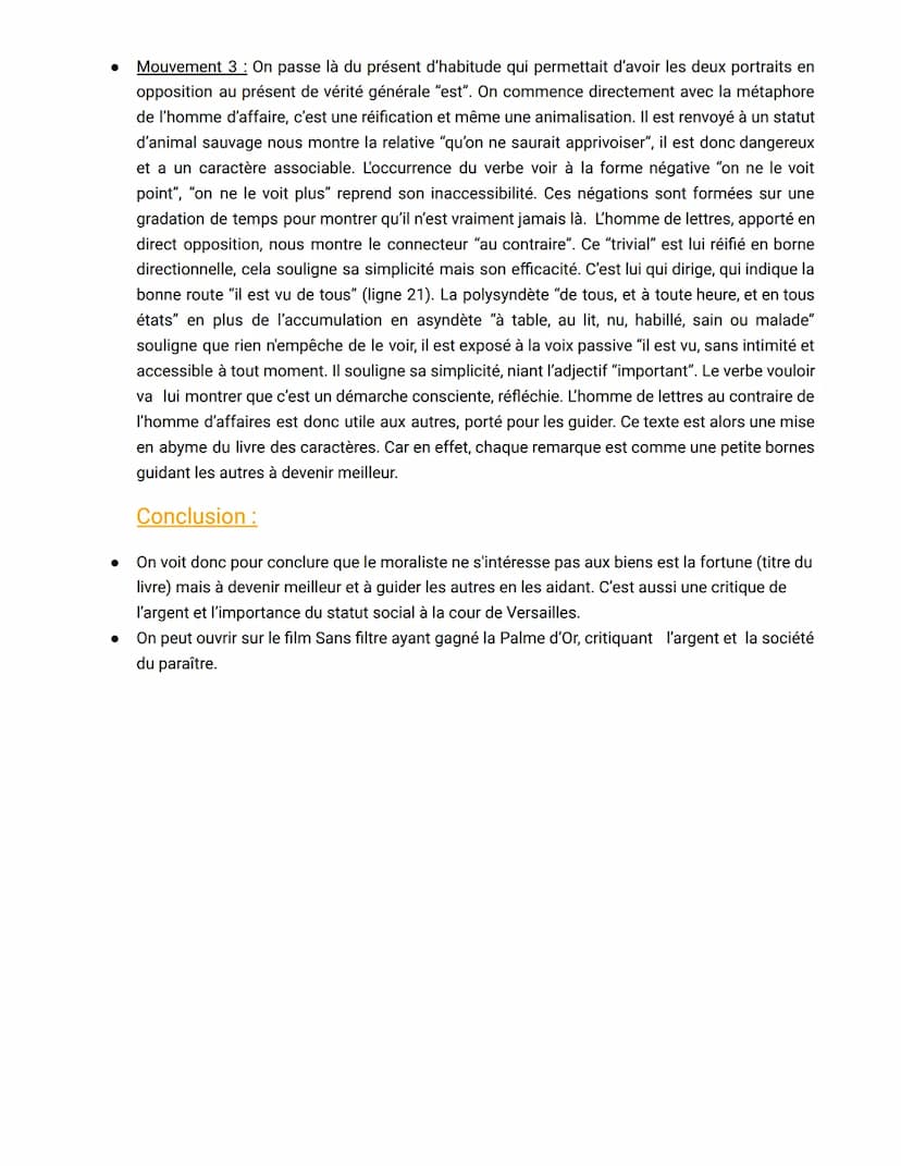 Texte 2 du parcours Comédie Sociale
La Bruyère, Les Caractères: "Des biens de fortune" (remarque 12)
Intro:
● La Bruyère est un contemporain