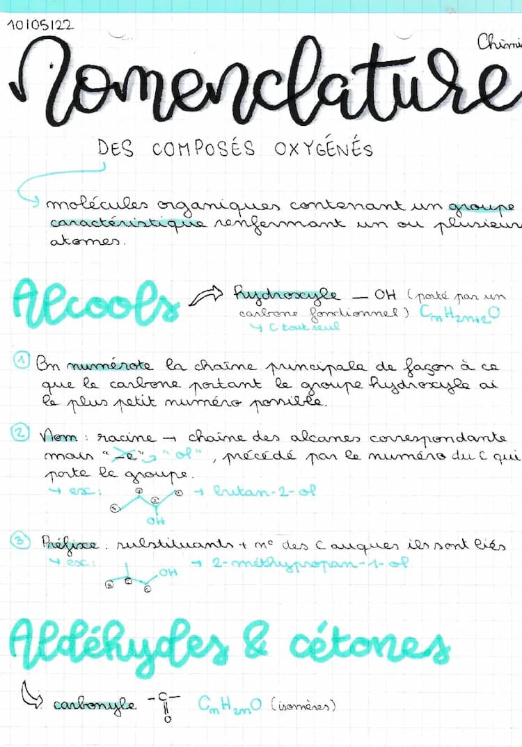 Know Nomenclature des composés oxygénés thumbnail
