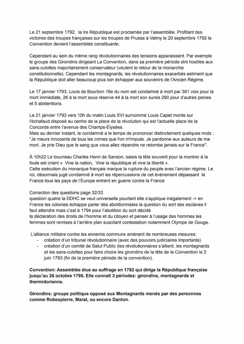 THÈME 1: I'Europe face aux
Révolutions
CHAPITRE 1: La Révolution Française et l'Empire: une
nouvelle conception de la nation
Problématique: 