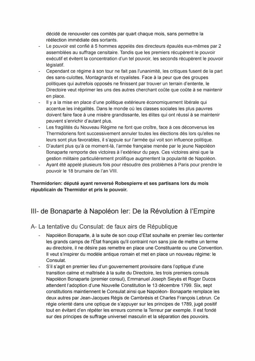 THÈME 1: I'Europe face aux
Révolutions
CHAPITRE 1: La Révolution Française et l'Empire: une
nouvelle conception de la nation
Problématique: 
