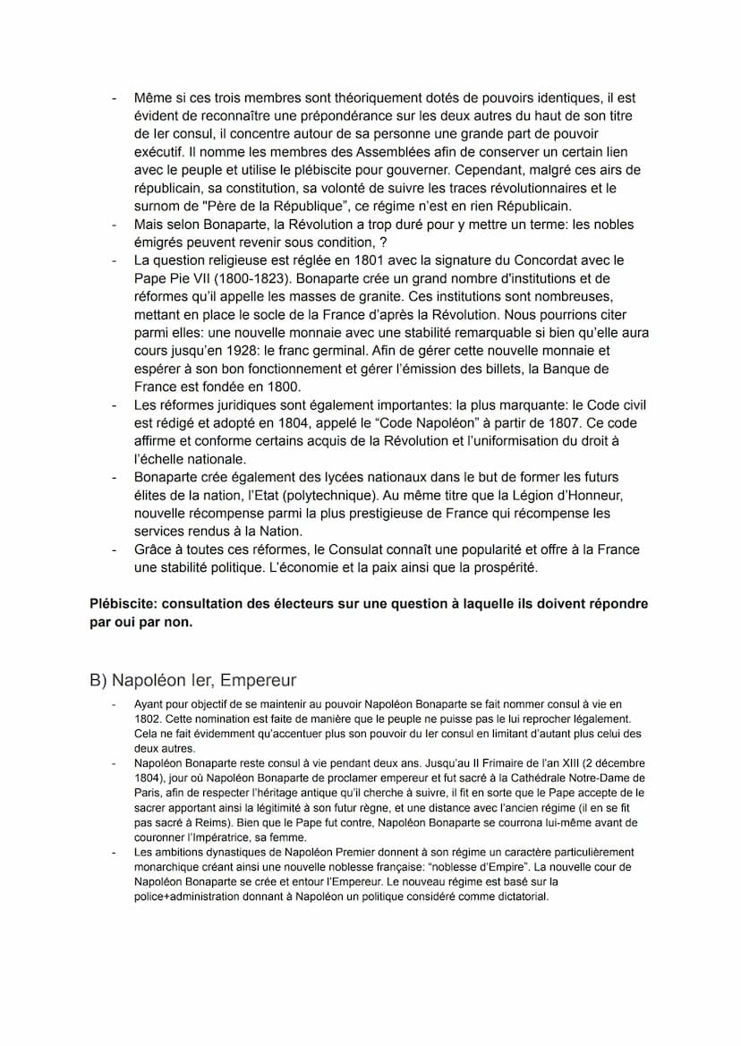 THÈME 1: I'Europe face aux
Révolutions
CHAPITRE 1: La Révolution Française et l'Empire: une
nouvelle conception de la nation
Problématique: 
