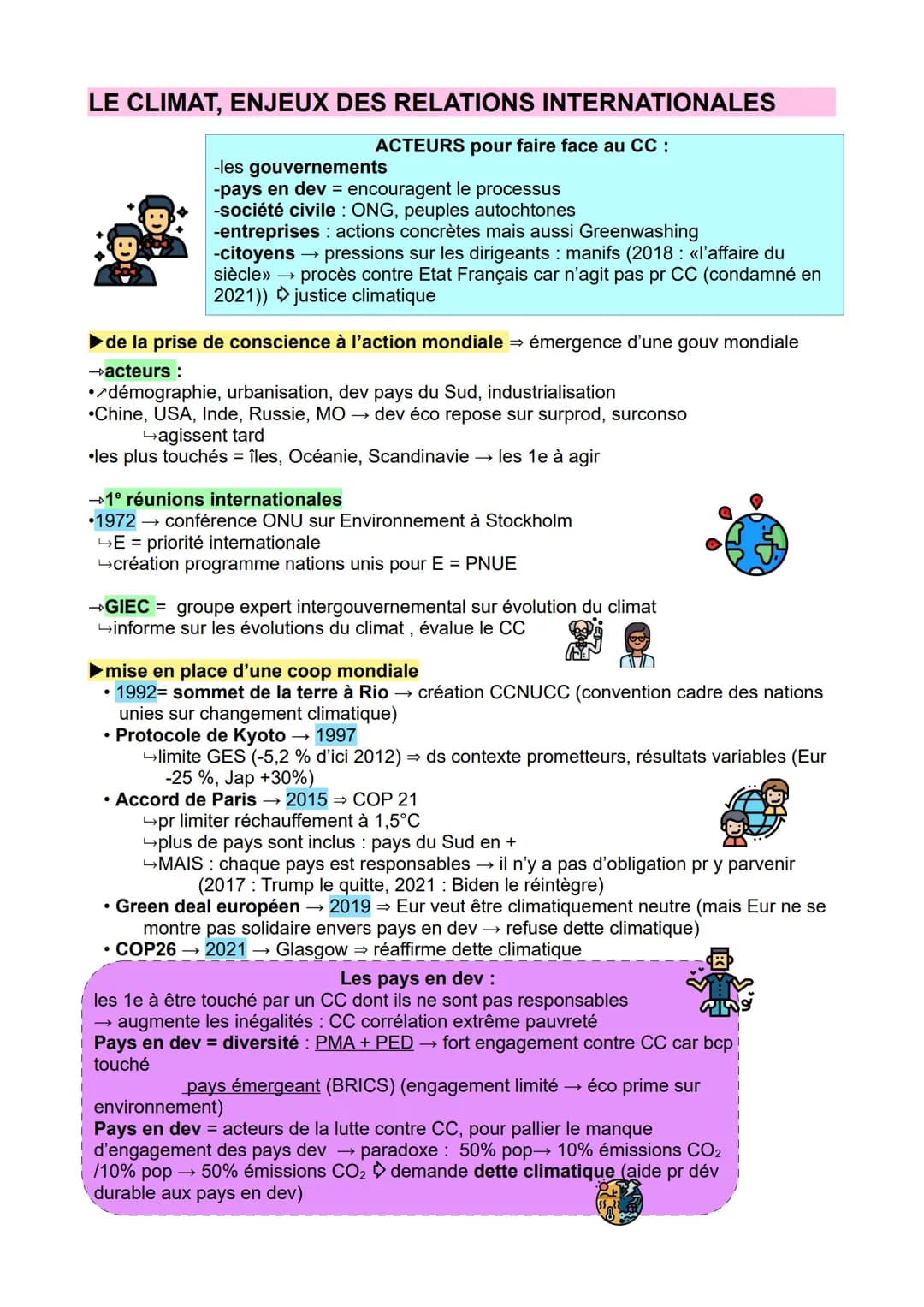 THÈME 5
L'ENVIRONNEMENT
entre exploitation et protection : enjeu planétaire
CHAP INTRO:
Environnement
La notion d'E a une histoire :
→ 19° s