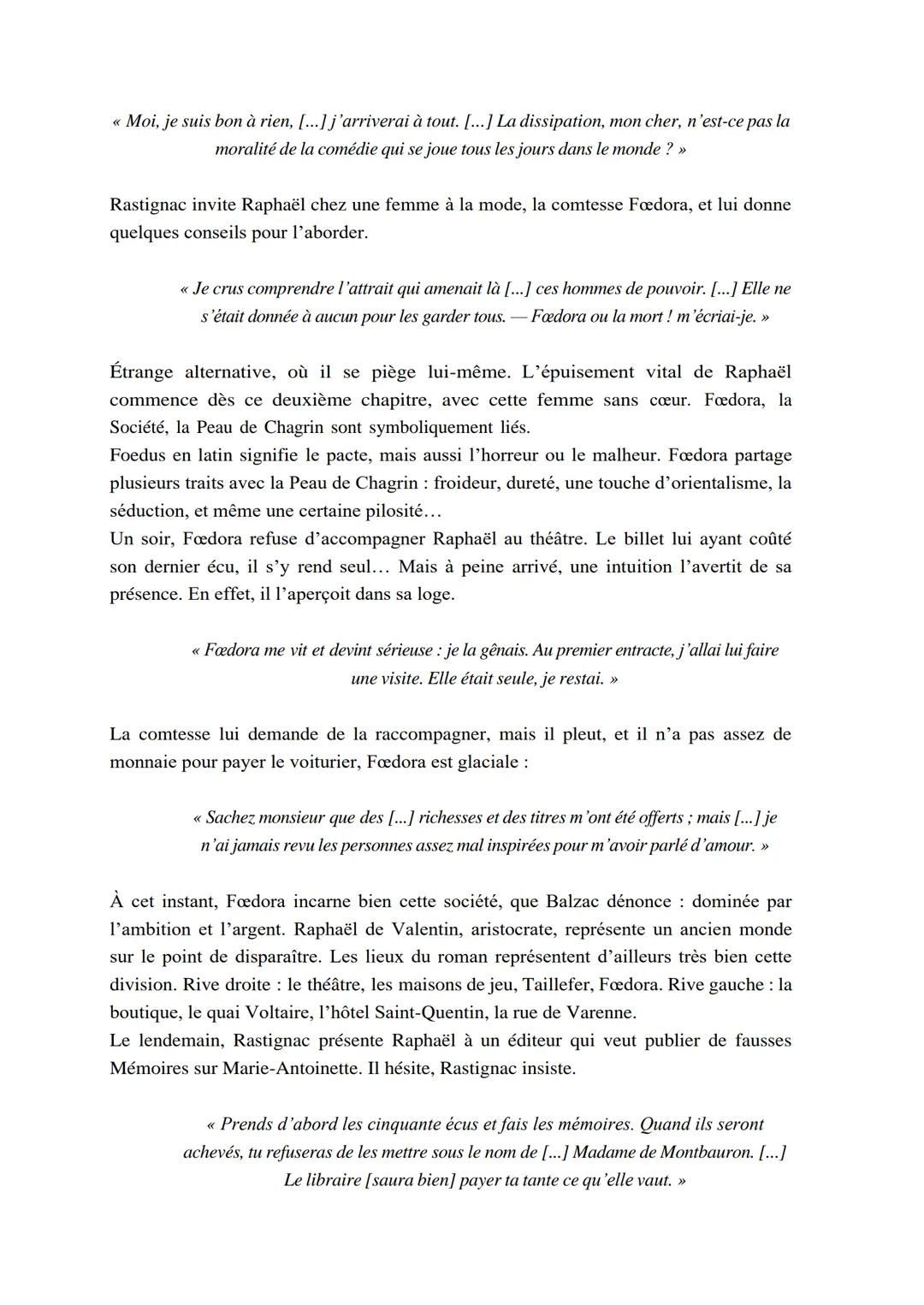 Balzac, La Peau de chagrin
Résumé-analyse
Le Talisman
Un jeune homme entre dans une maison de jeu du Palais Royal. Pour l'instant, on
l'appe