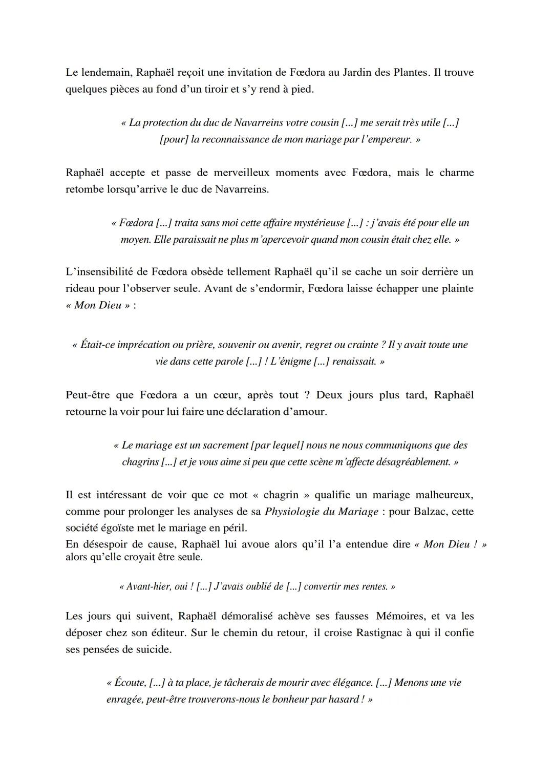 Balzac, La Peau de chagrin
Résumé-analyse
Le Talisman
Un jeune homme entre dans une maison de jeu du Palais Royal. Pour l'instant, on
l'appe