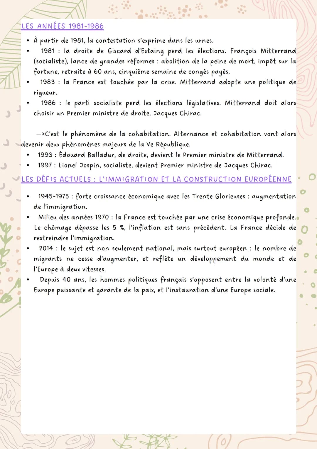 La Ve République At l'épreuve
de la durée (1958-2012)
LES GRANDES CARACTÉRISTIQUES DE LA VE RÉPUBLIQUE
Apres le général de Gaulle, qui a dém