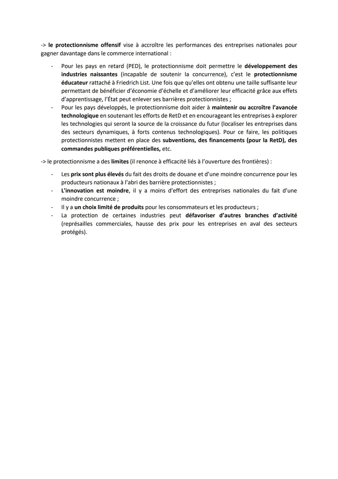 Chapitre 2 : Quels sont les fondements du commerce international et de l'internationalisation de la
production ?
Le CI s'est fortement dével