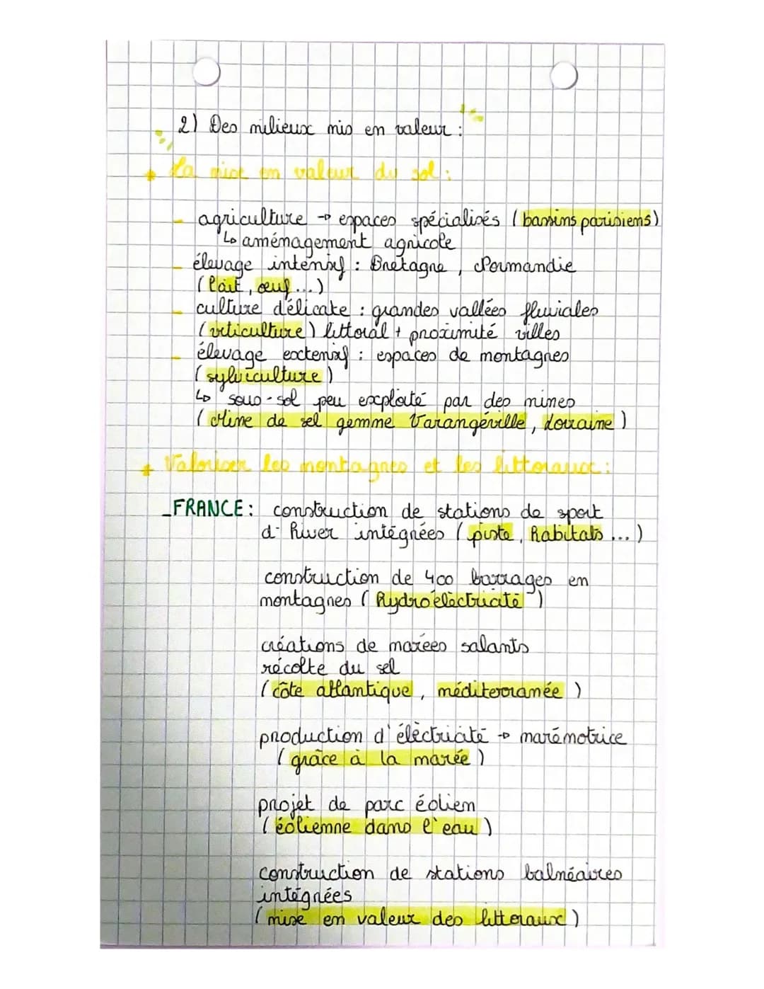 @
Des milieux valorisés et protégés en France :
I- Des milieux valorisés:
1) La diversité des milieux en France :
с
H
A P i T RE
Climat océa