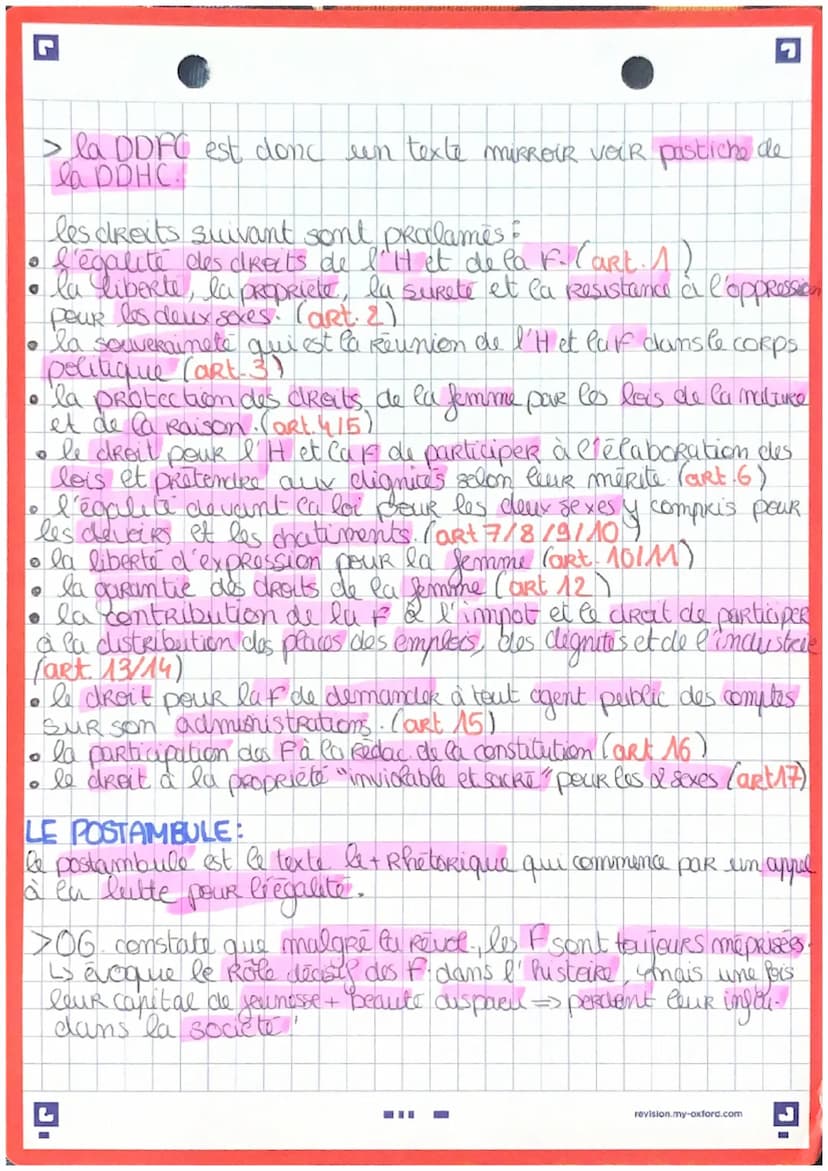 Français
LA LITERATURE D'IDÉE
THEME: ÉCRIRE ET COMBATTRE POUR L'ÉGALITÉ
BUT : faire changer les choses, avere un impact / Auteurs
cherchent 