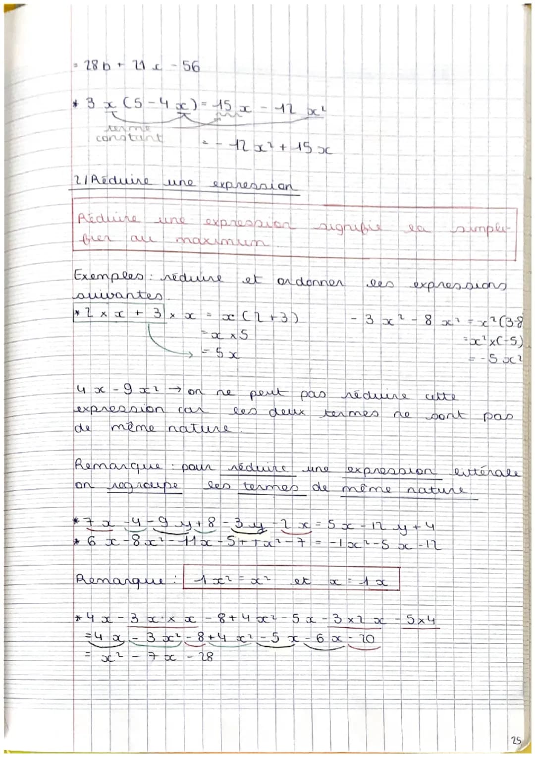 NC3: Calcul littéral
I Expression litteral
une
eithres
Exemples
le périmètre a un
sion
cencle
expression
laquelle regement
le périmètre
de
l