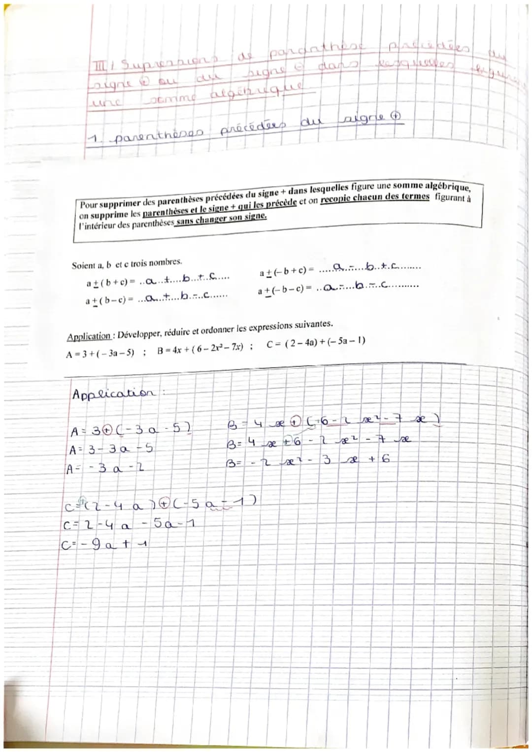 NC3: Calcul littéral
I Expression litteral
une
eithres
Exemples
le périmètre a un
sion
cencle
expression
laquelle regement
le périmètre
de
l