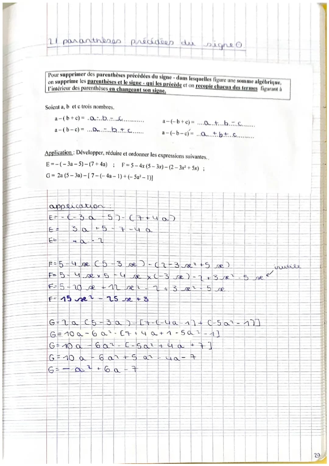 NC3: Calcul littéral
I Expression litteral
une
eithres
Exemples
le périmètre a un
sion
cencle
expression
laquelle regement
le périmètre
de
l