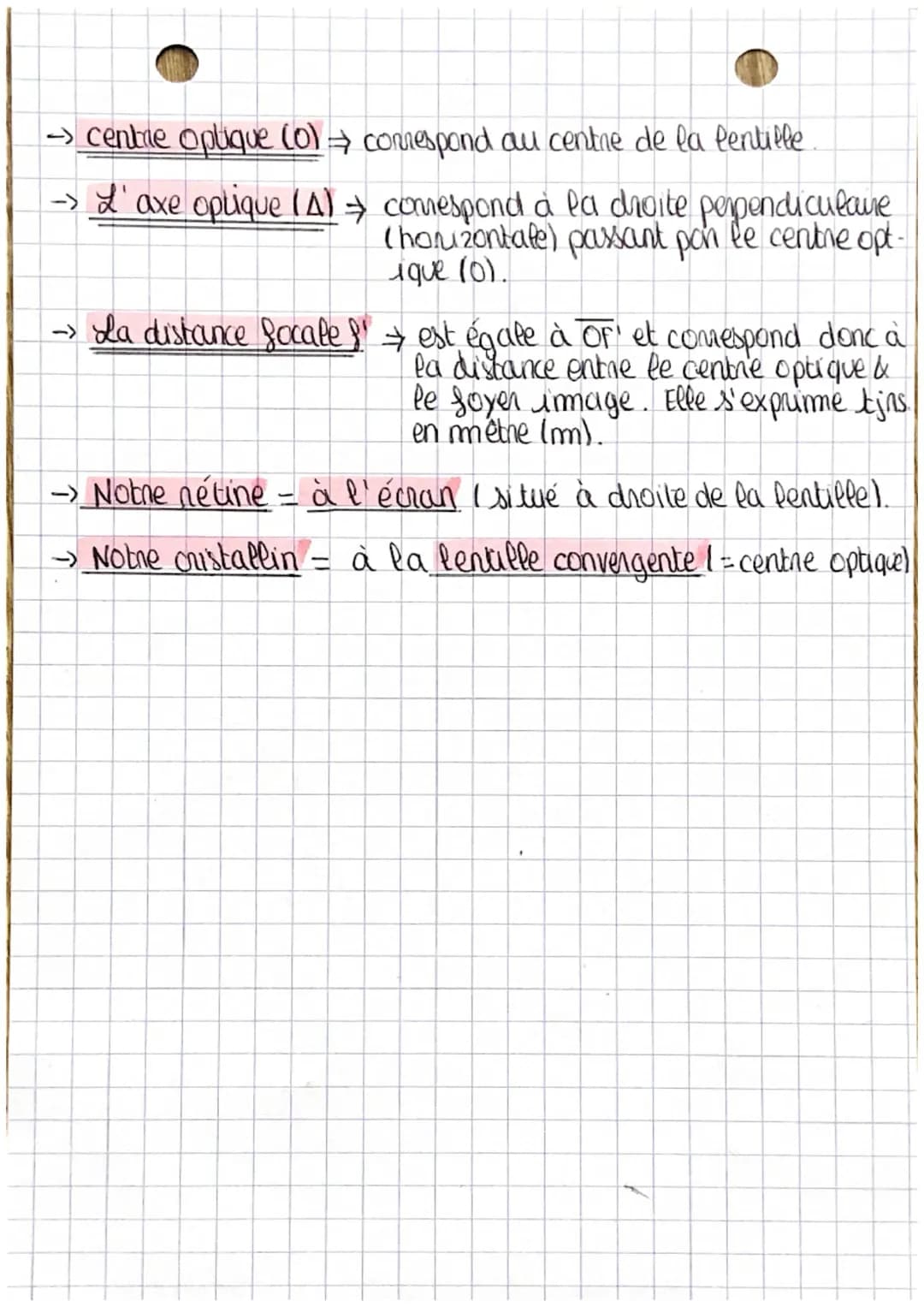 Révision
CHAPITRE A: Ya lentille mince convergente
→Sormules
La Relation de conjugaison →
Le Grandissement → 8 - OA'
OA
→ Façon & → 1
8₁
⇒ 8