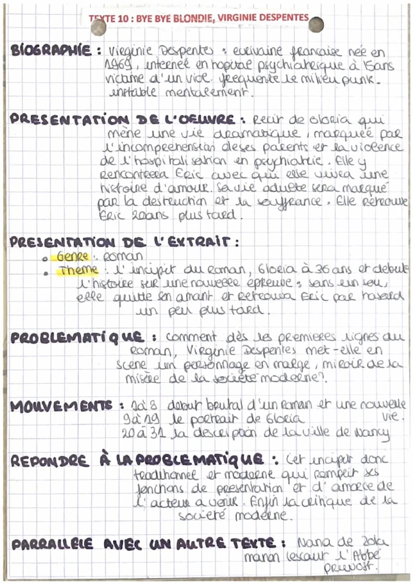 TEXTE 6: LA RENCONTRE ENTRE MANON ET DES GRIEUX, L'ABBE PREVOST
de l'
BIOGRAPHIE! L'Abbé Prevost: vie timmultueuse
netureuse
auteuR inspirat